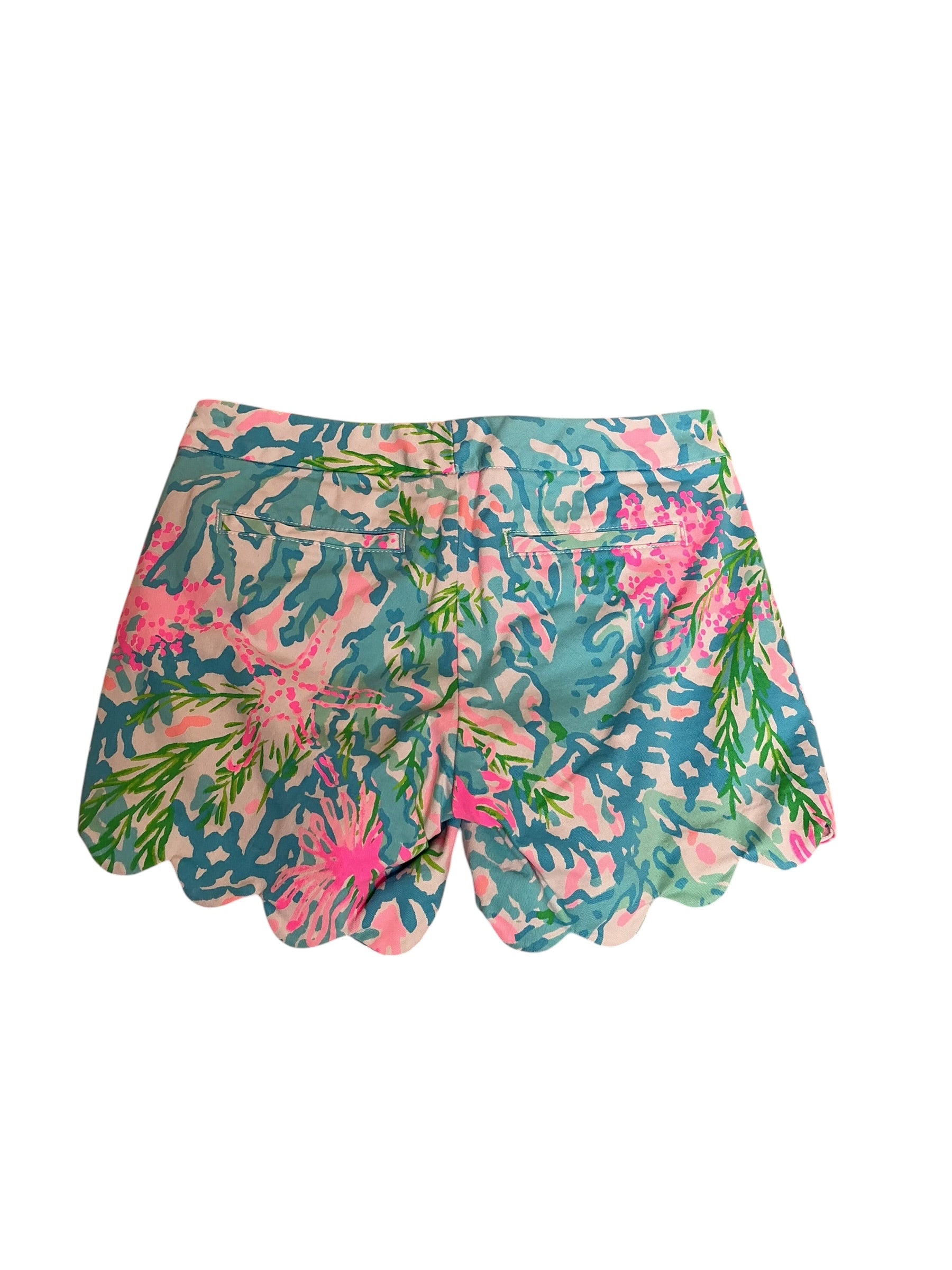 Lilly Pulitzer Buttercup Shorts Coral Bay - Size 0