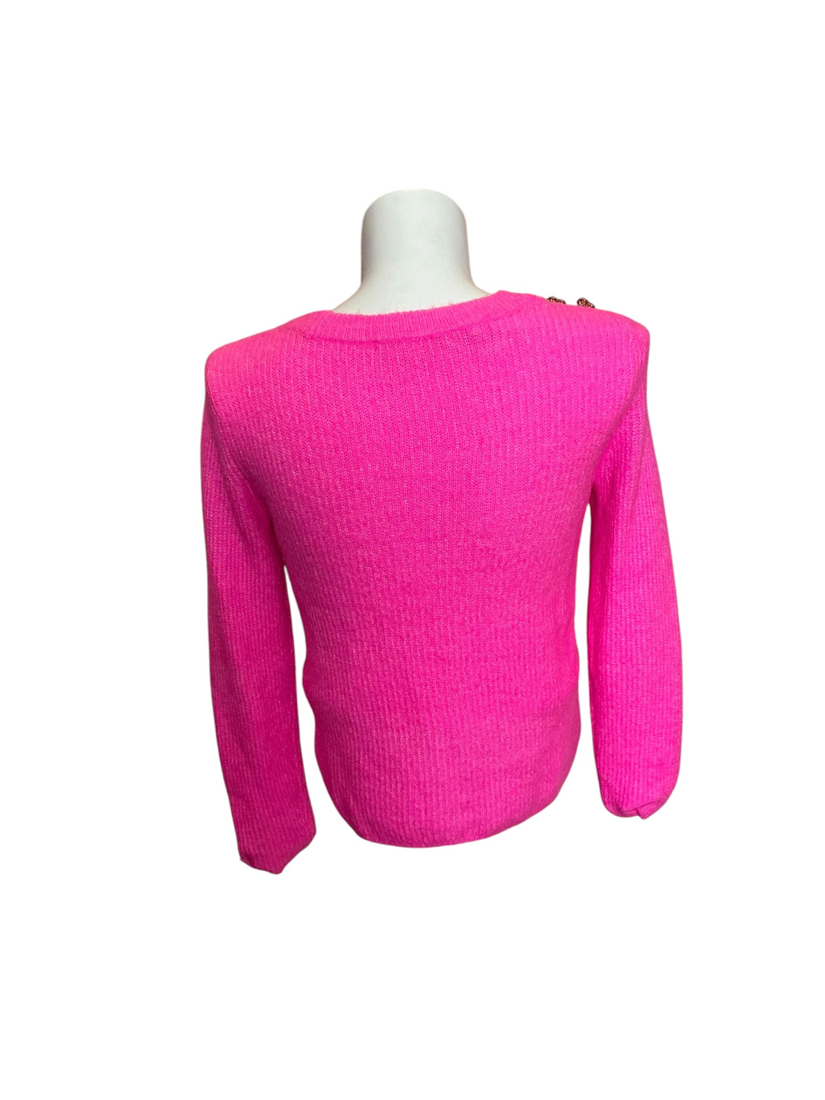 Lilly Pulitzer Morgen Sweater Heathered Cerise Pink - Size M