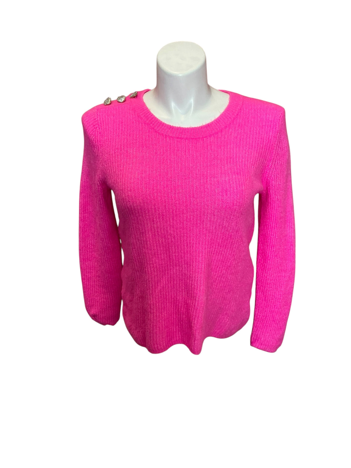 Lilly Pulitzer Morgen Sweater Heathered Cerise Pink - Size M