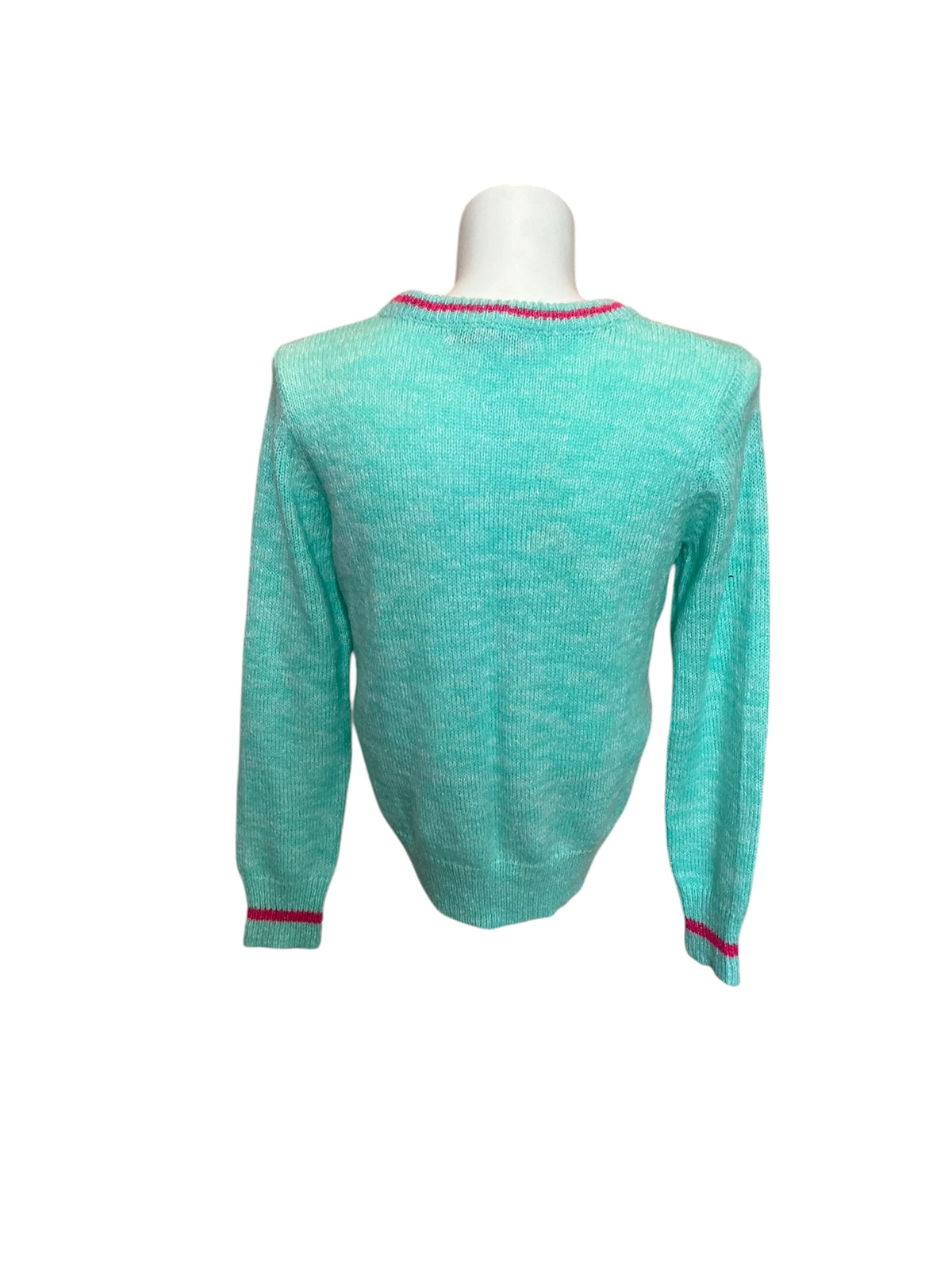 Lilly Pulitzer Rollins Sweater Surf Blue -Size L