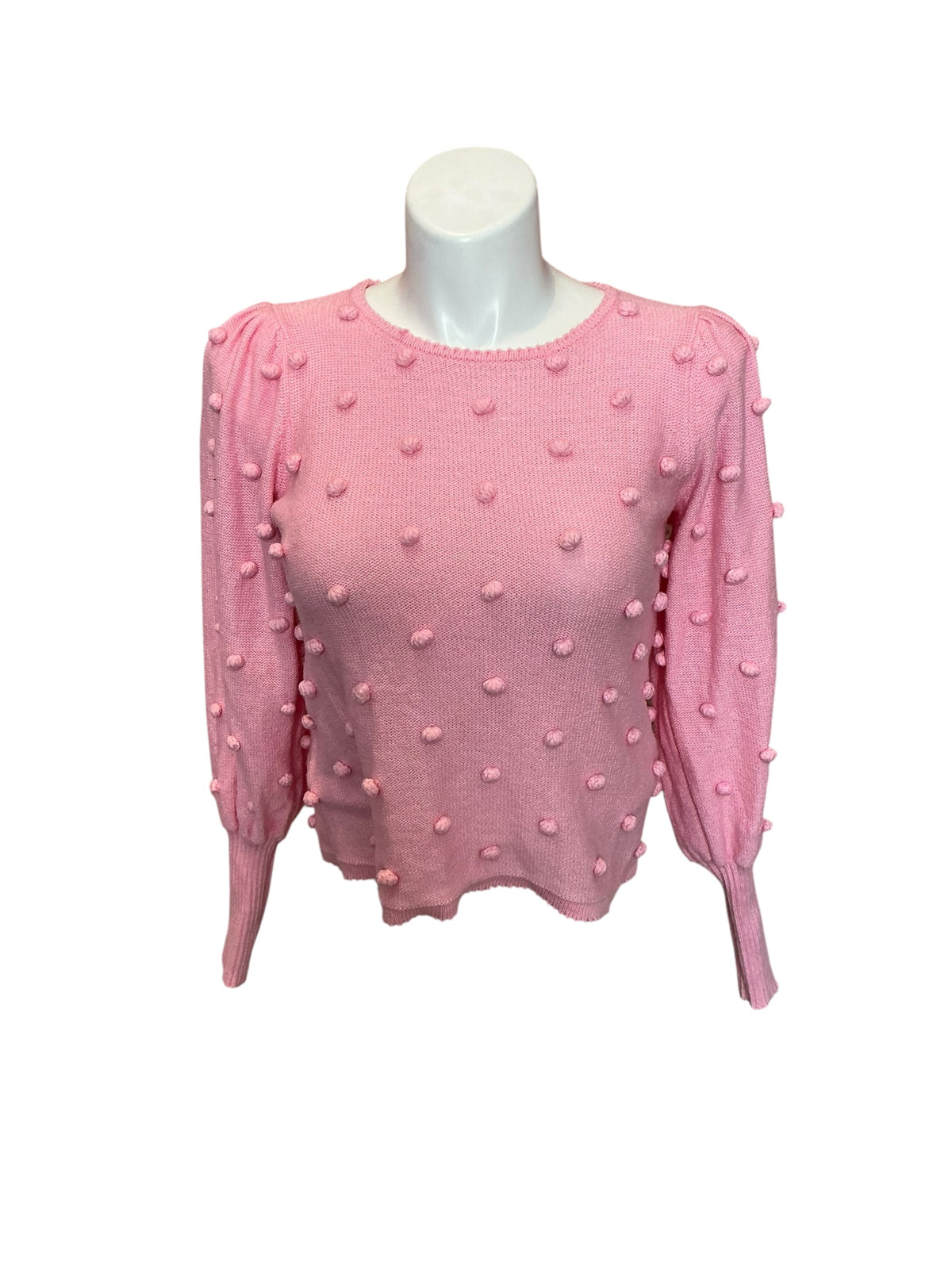 Lilly Pulitzer Kippa Pom Pom Sweater Pink Blossom - Size S