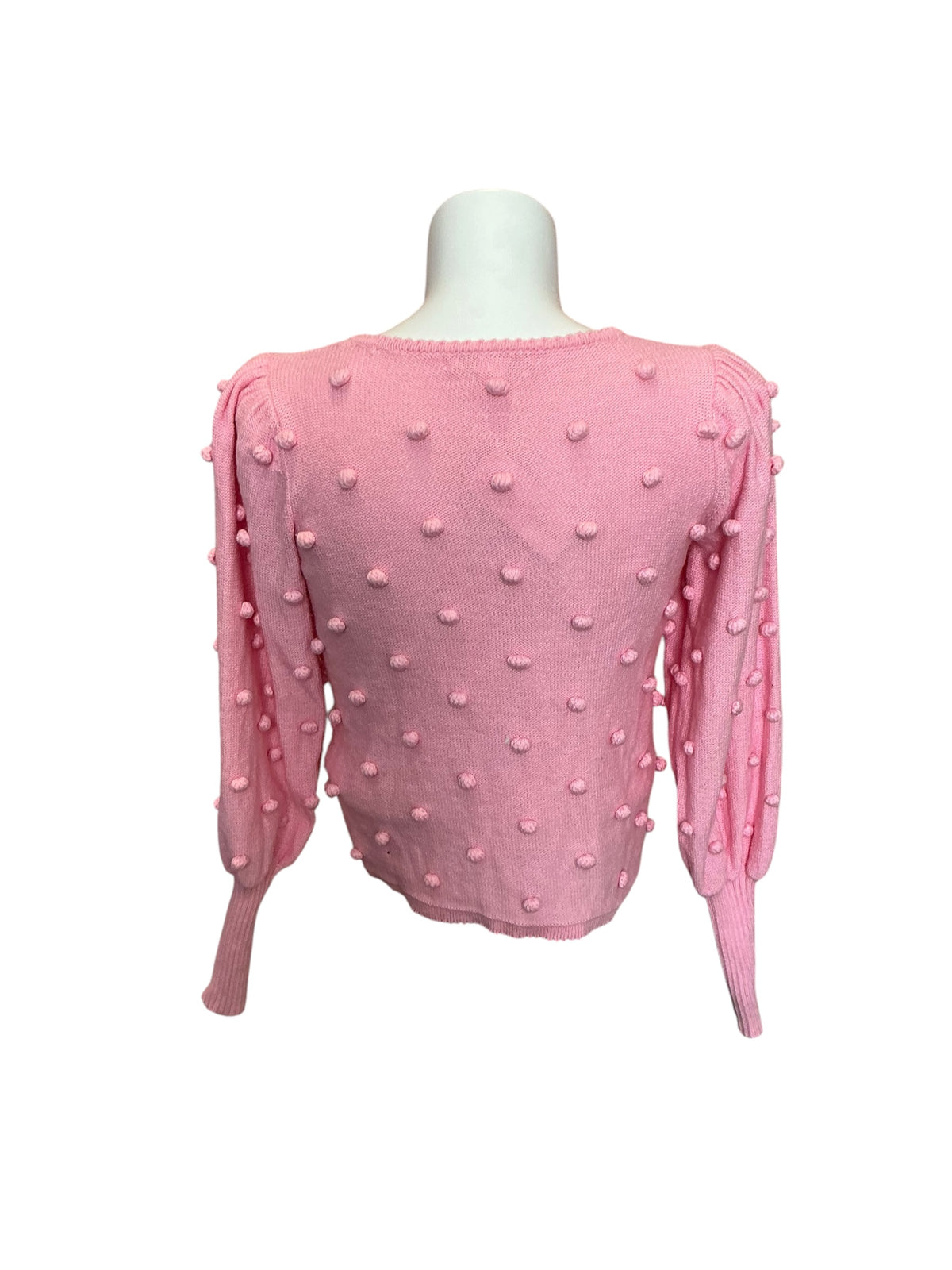 Lilly Pulitzer Kippa Pom Pom Sweater Pink Blossom - Size S
