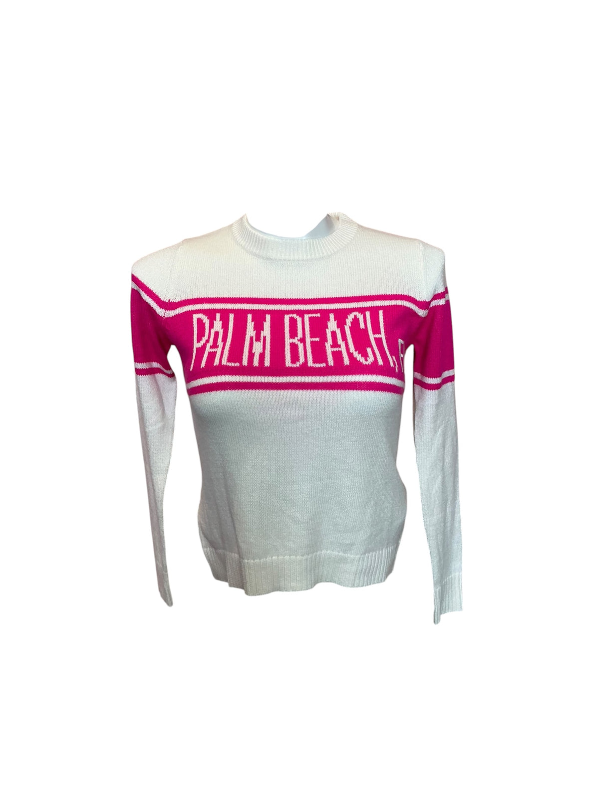 Lilly Pulitzer NWT Kelsa Sweater Passion Fruit Pink Palm Beach FL Jacquard - Size S