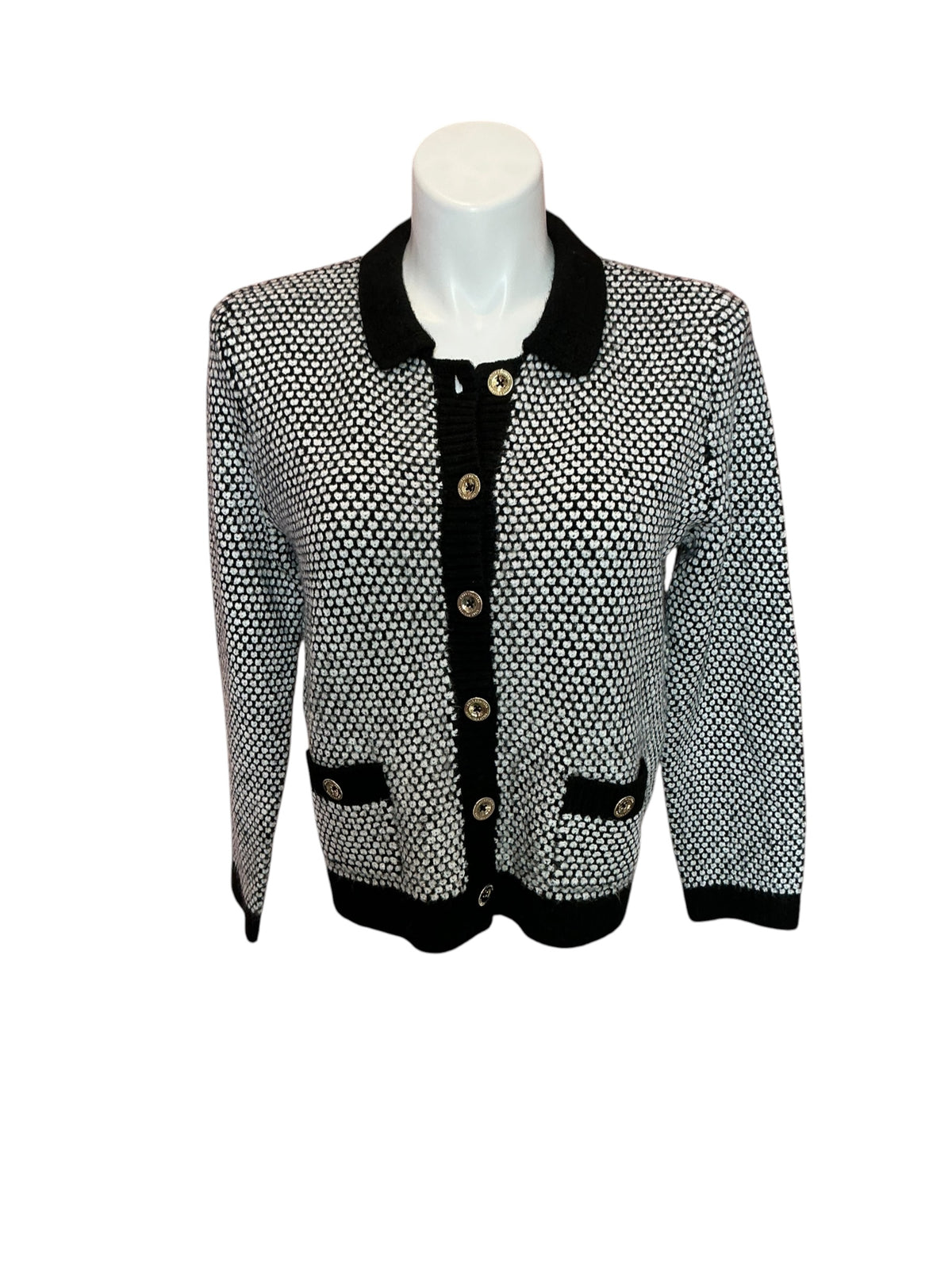 Lilly Pulitzer NWT Cormac Sweater Set Black Safari Tweed - Size XL