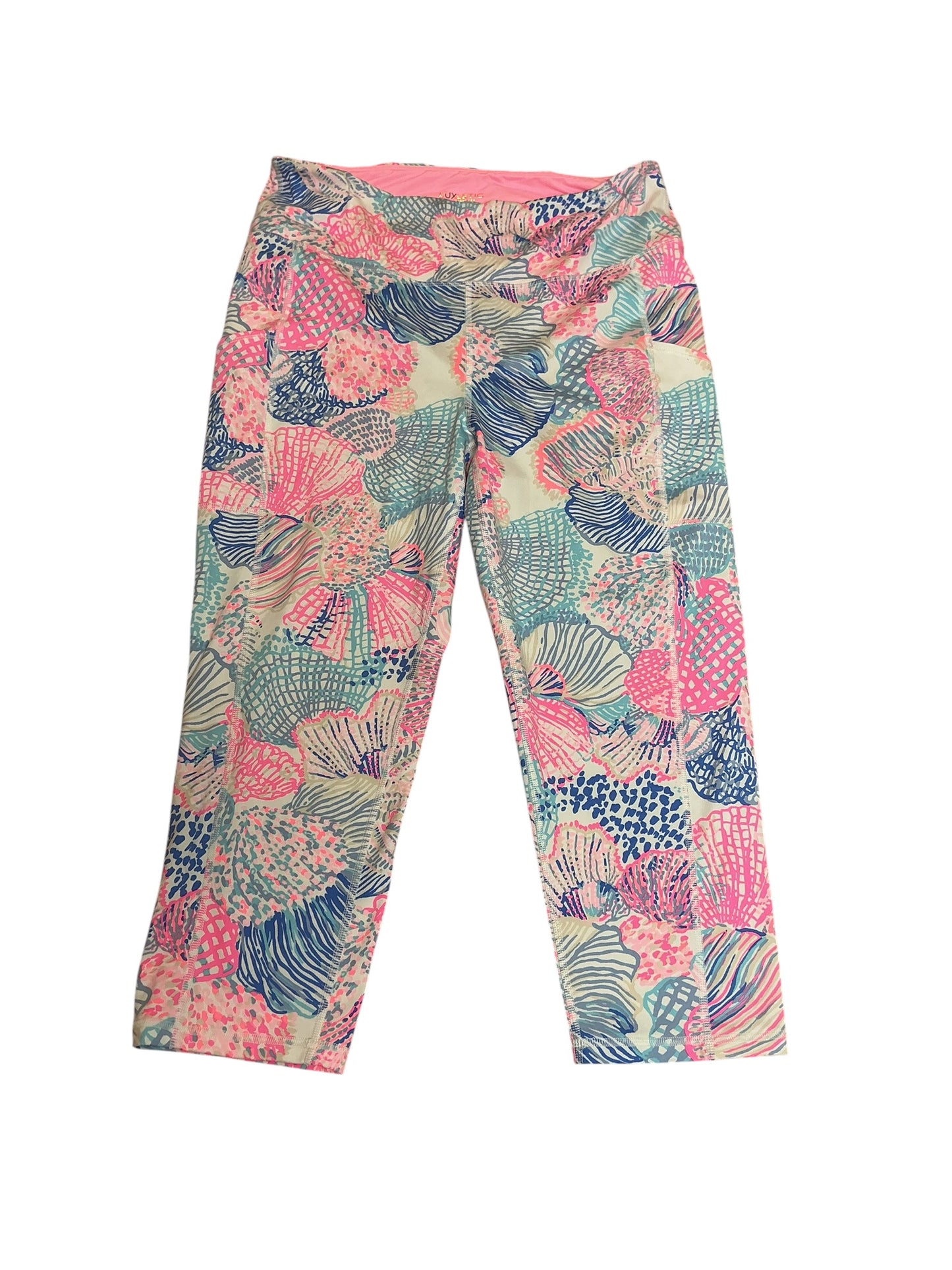 Lilly Pulitzer Crop Leggings Roar of the Seas - Size XL