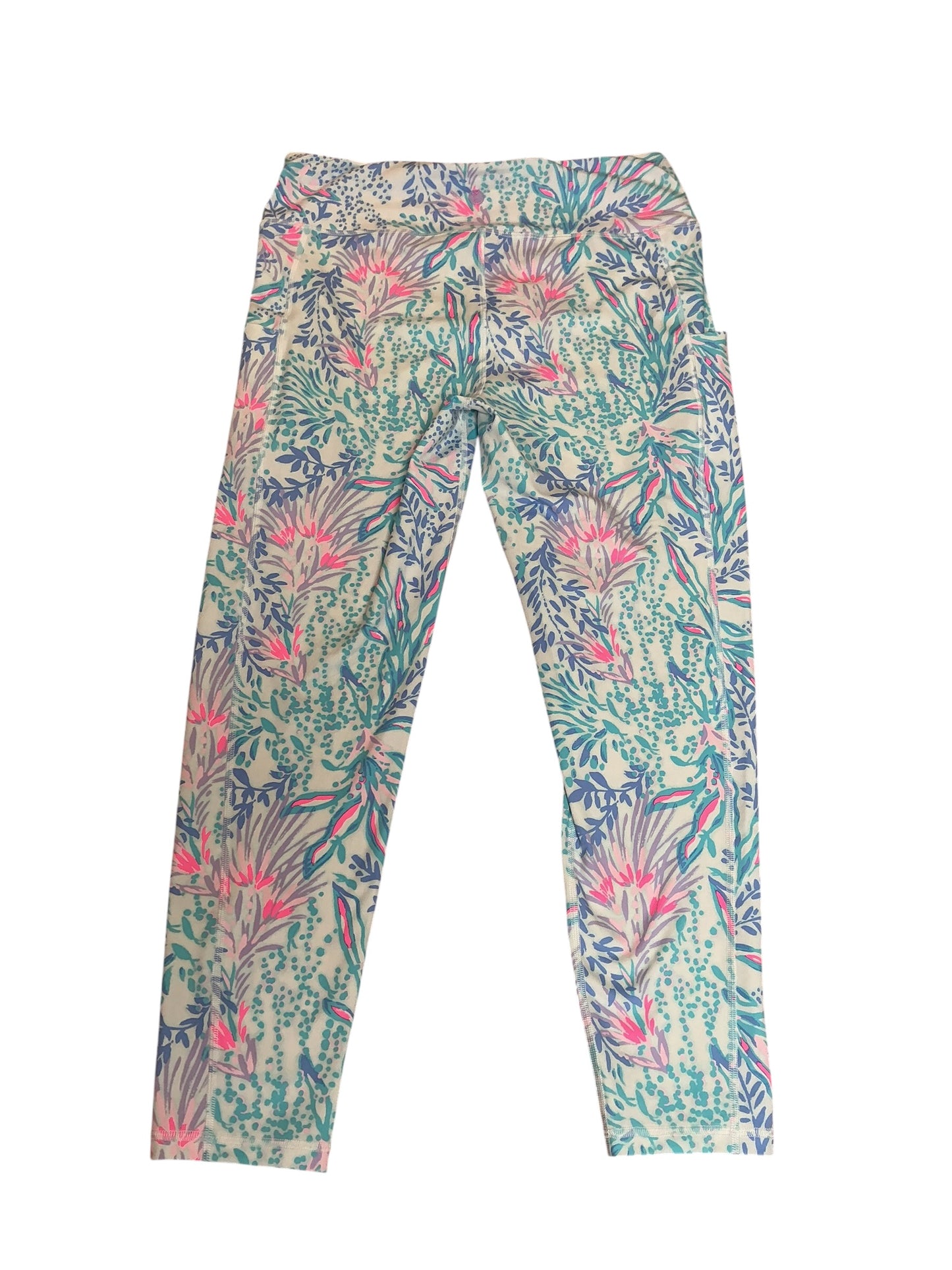 Lilly Pulitzer Weekender High Rise Legging Multi Via Del Mar - Size XL