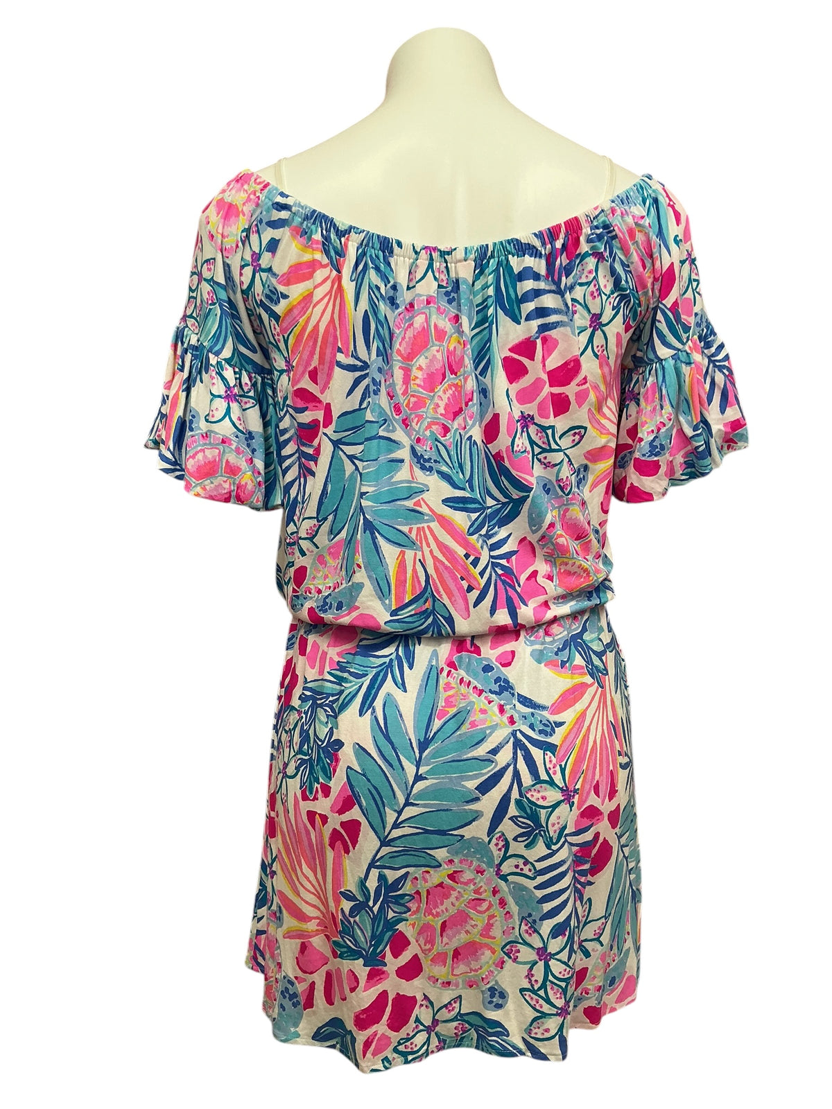 Lilly Pulitzer Samia Romper Resort White Rainforest Retreat - Size S
