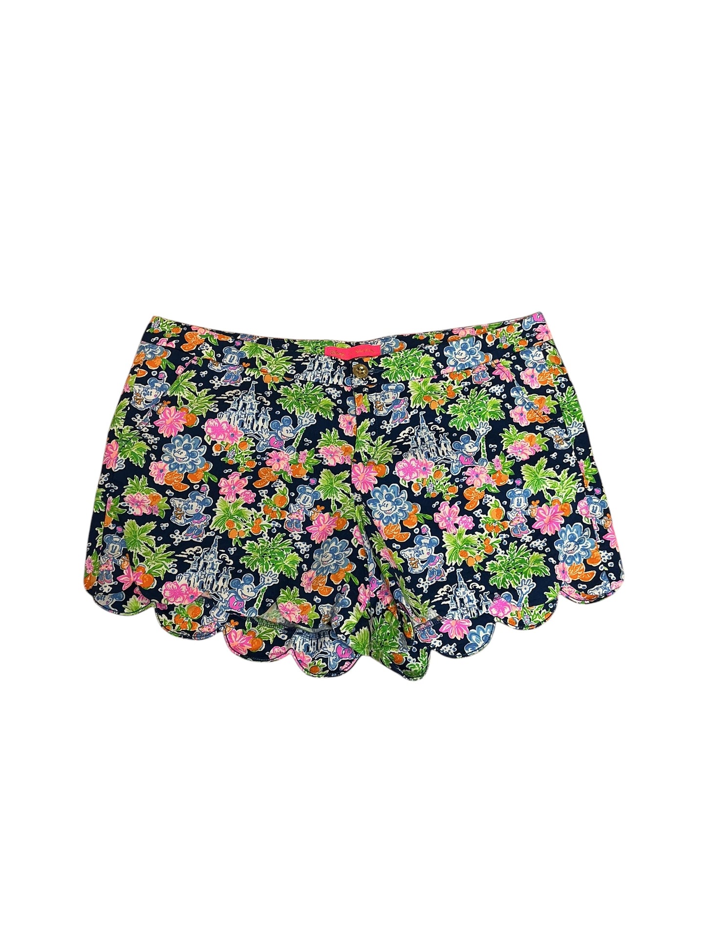 Lilly Pulitzer Buttercup shorts Lilly Loves Disney - Size 16