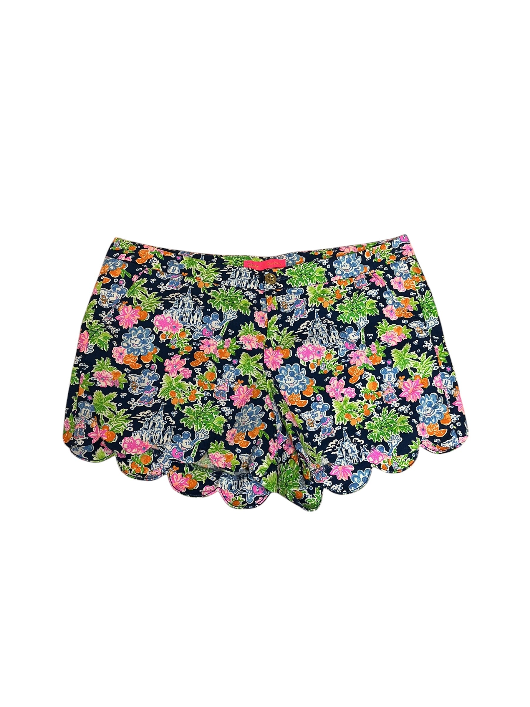 Lilly Pulitzer Buttercup shorts Lilly Loves Disney - Size 16