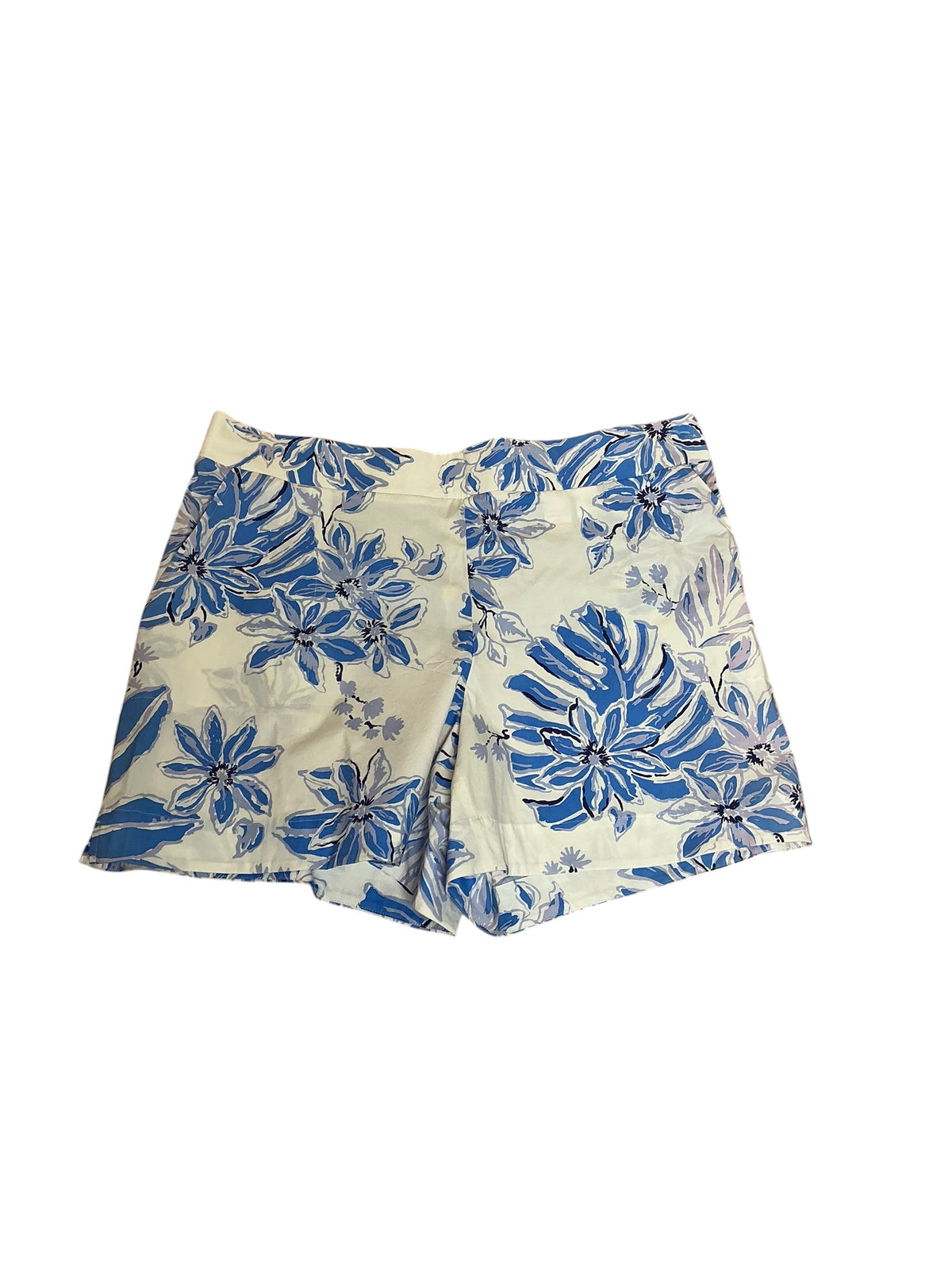 Lilly Pulitzer NWT Alista Stretch Short Resort White Jet Set Jungle - Size XL