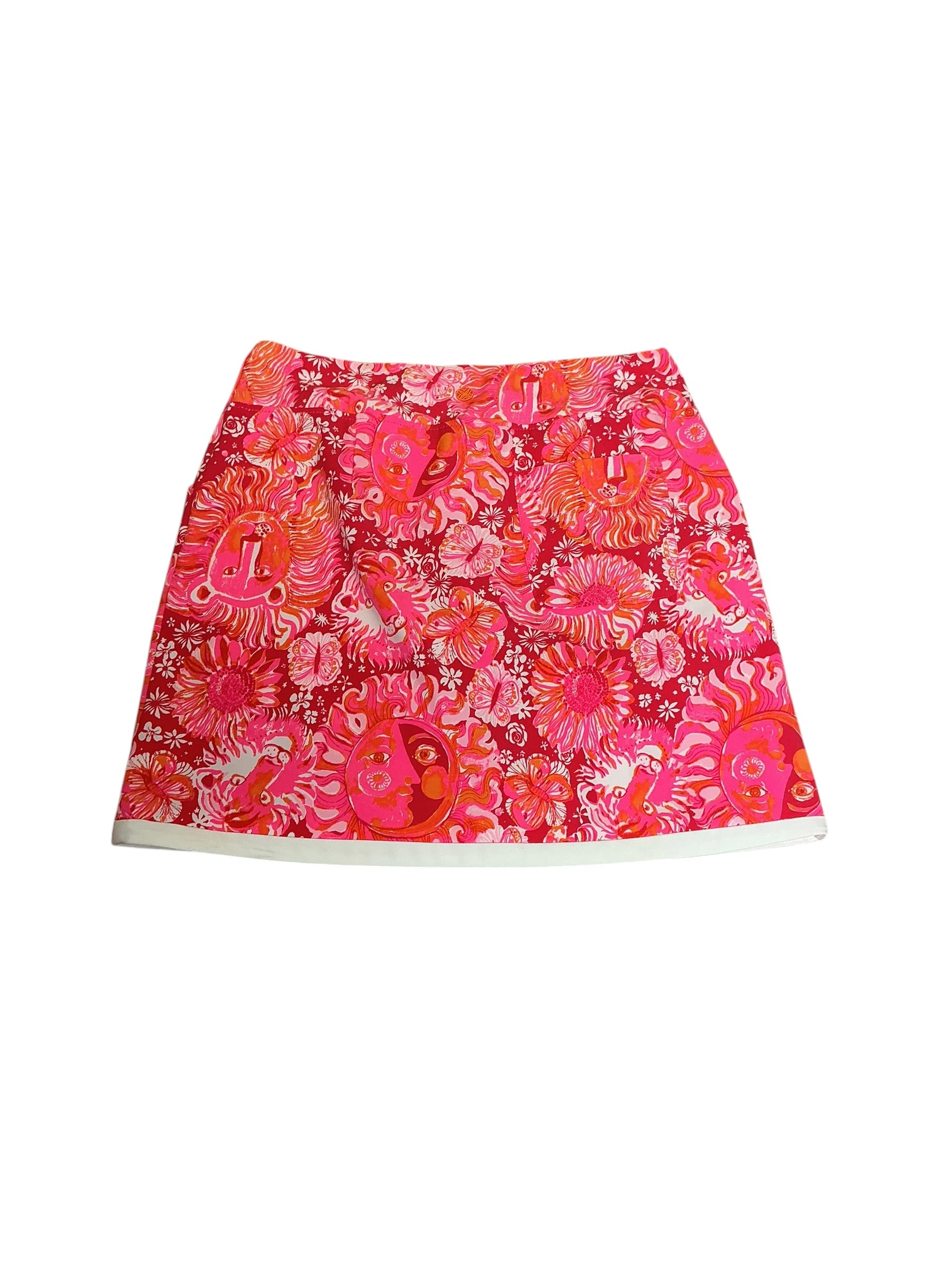 Lilly Pulitzer UPF 50+ Luxletic Monica Bow Skort Paradise Punch Jims Stuff Golf - Size 6