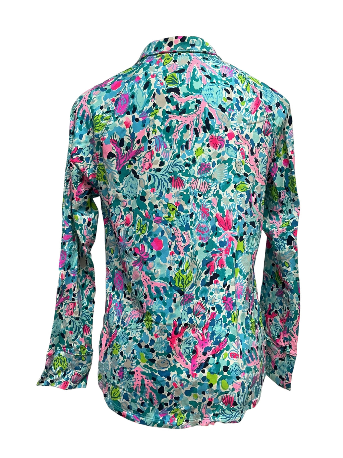 Lilly Pulitzer Popover Coastal Aquatic - Size M
