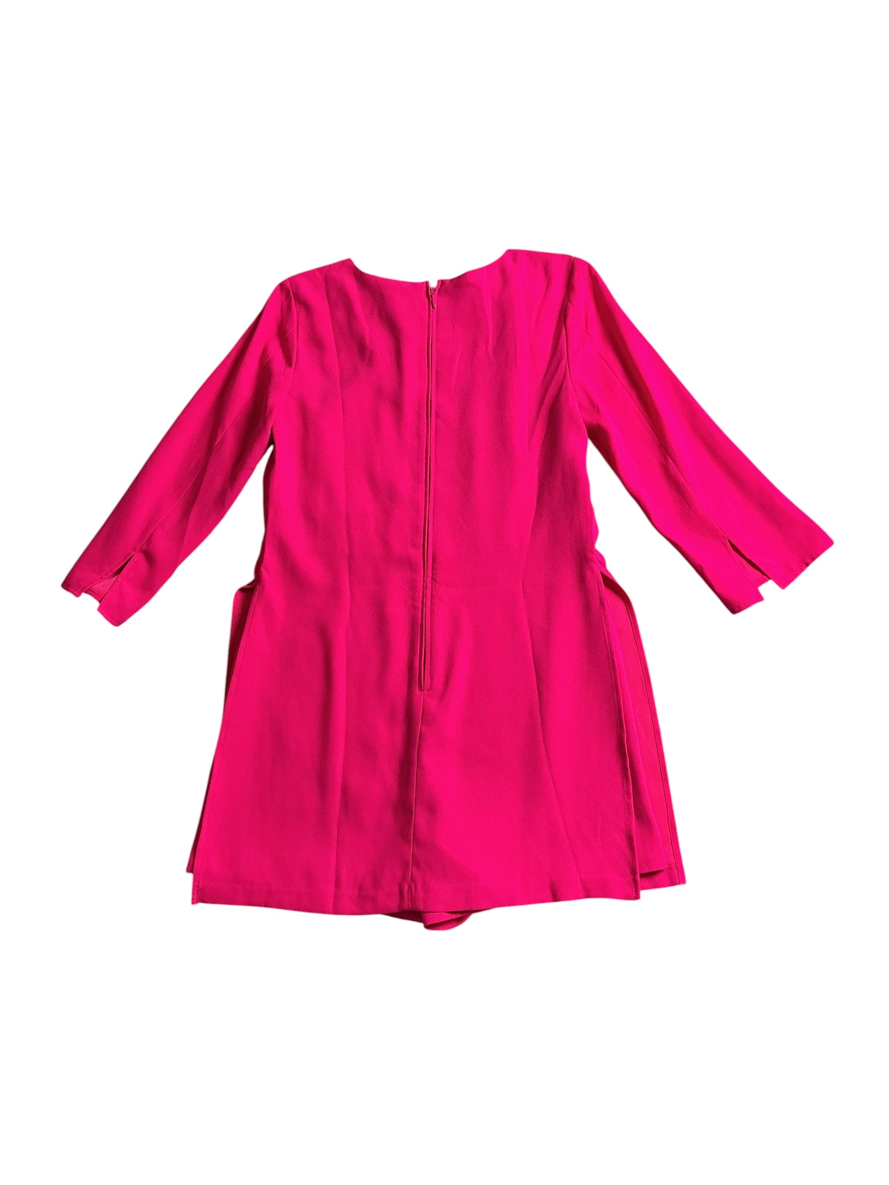 Lilly Pulitzer Annwyn Long-Sleeve Romper - Pink Palms - Size 2