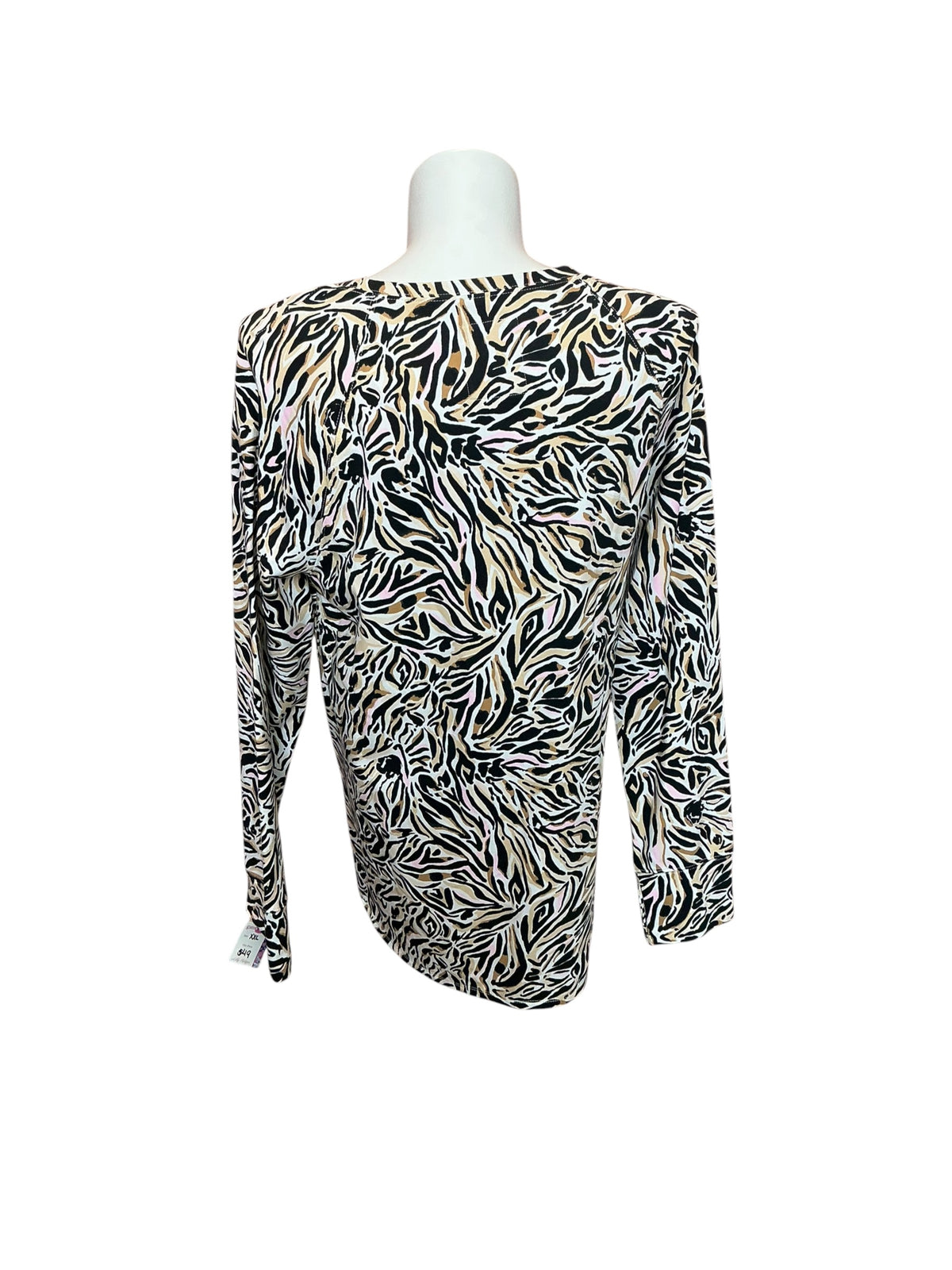 Lilly Pulitzer NWT Blythe Luxeletic Pullover UPF 50 Onyx Can You Zee Me - Size XXL
