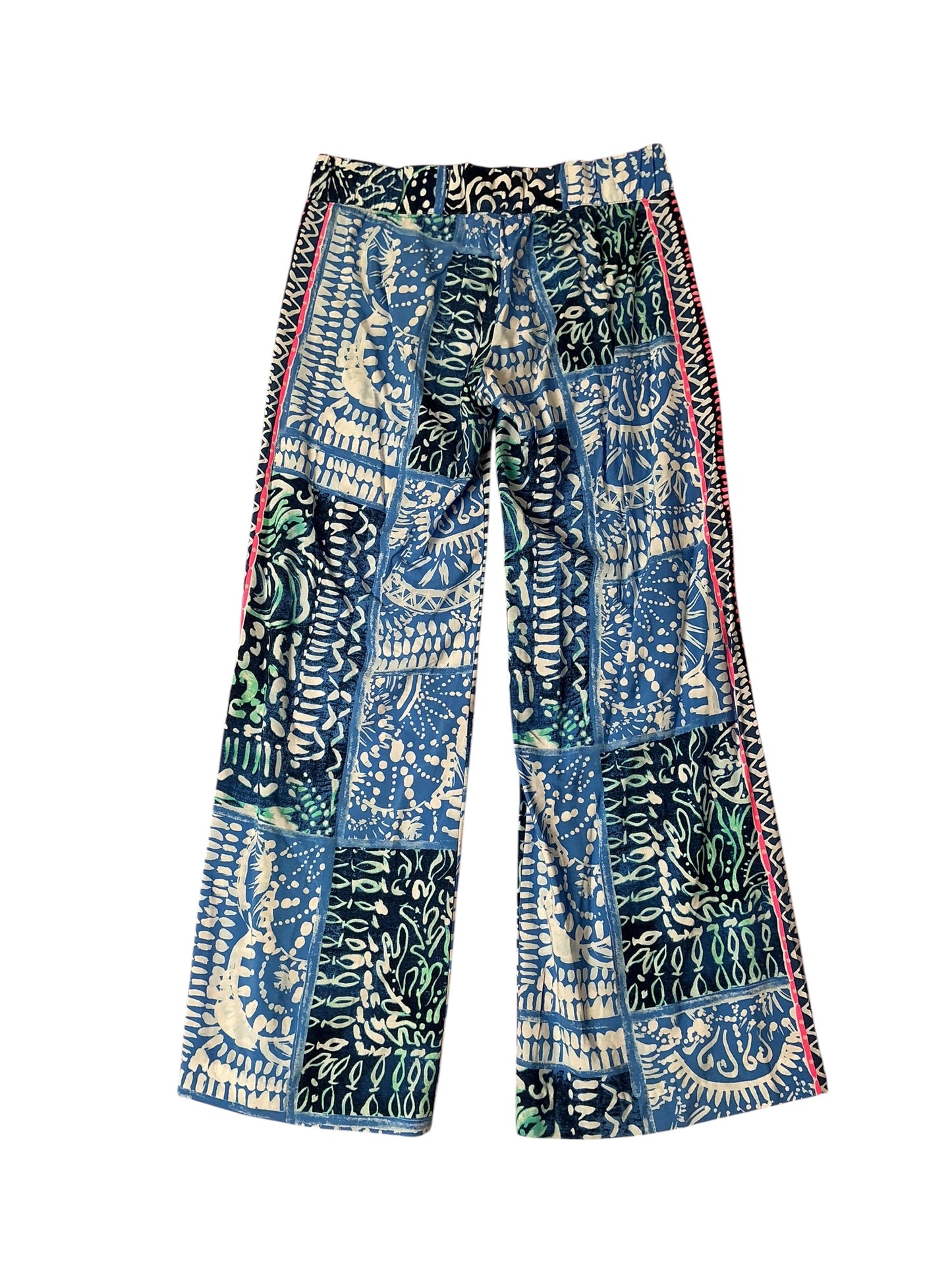 Lilly Pulitzer Bal Harbour Palazzo Pants Deep Indigo Leied Back - Size XS