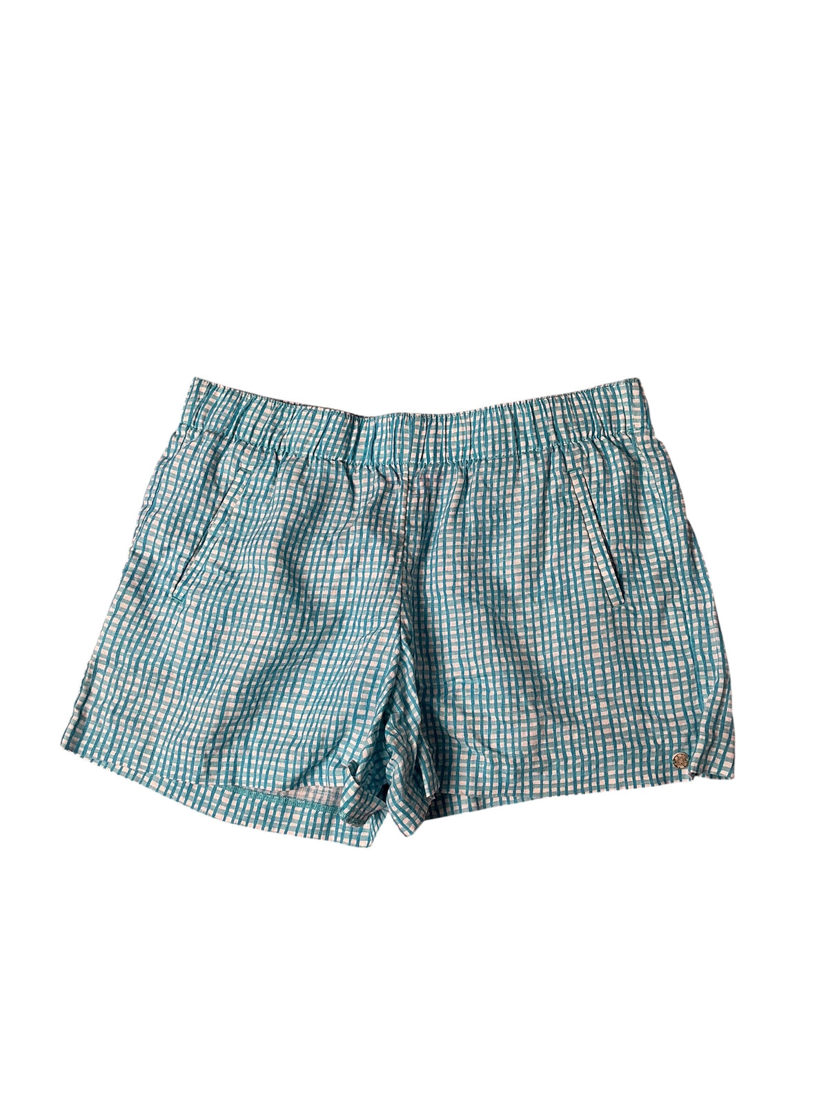 Lilly Pulitzer Lilo Linen Shorts Seabreeze Blue - Size M