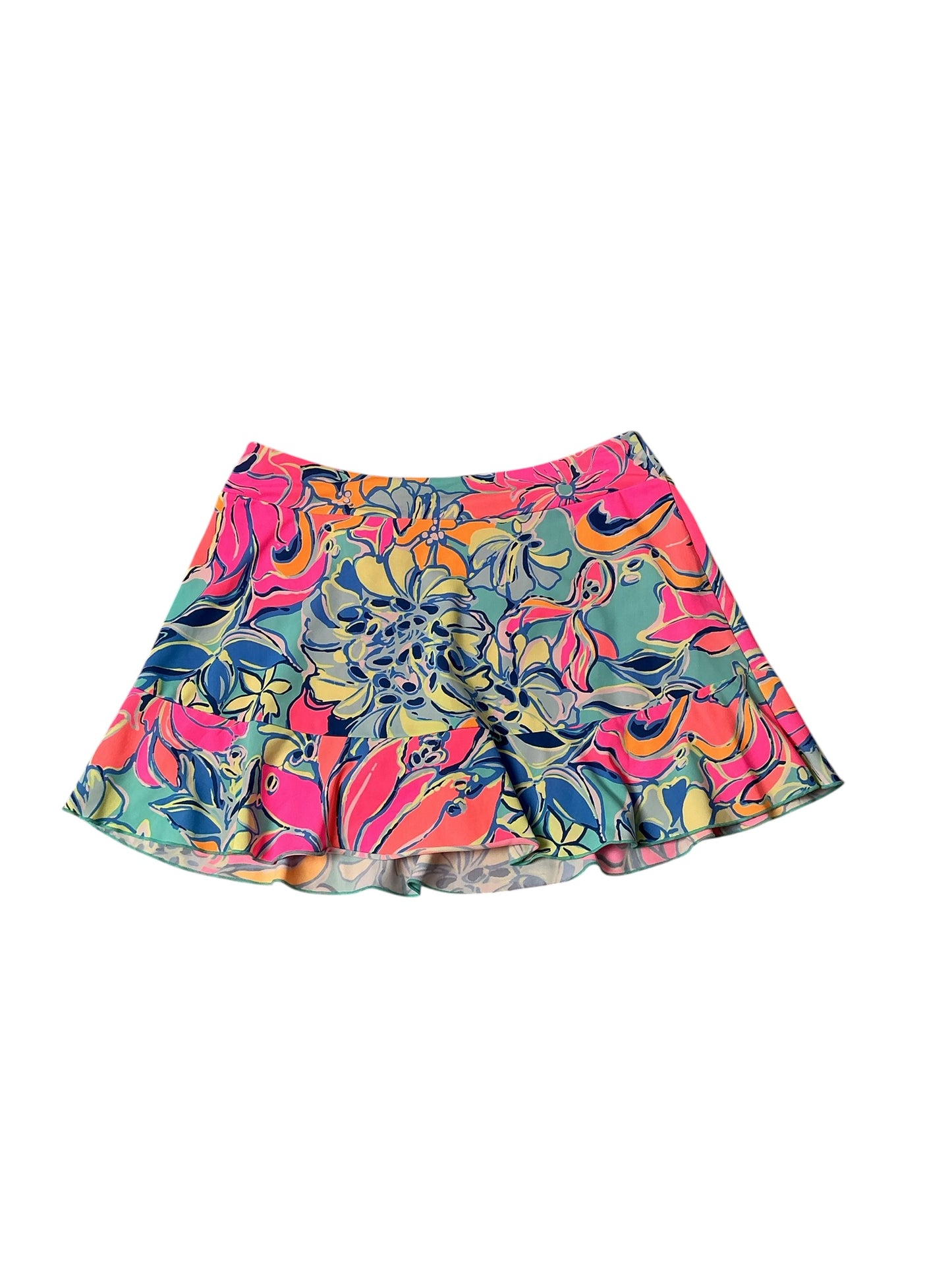 Lilly Pulitzer Luxletic Skort Seaside Aqua Breezy Babe - Size M