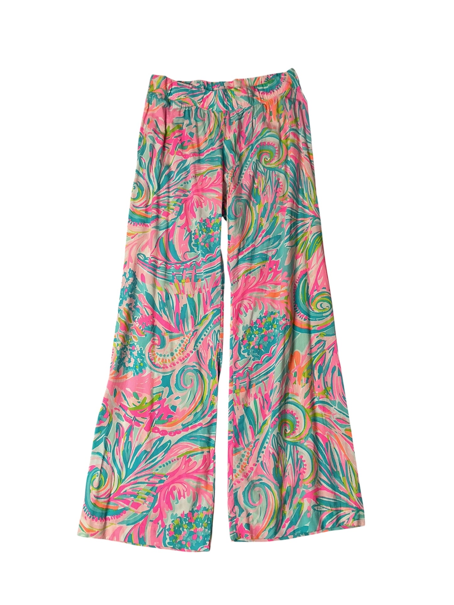 Lilly Pulitzer Bal Harbour Palazzo Pants Carnivale Coral - Size M