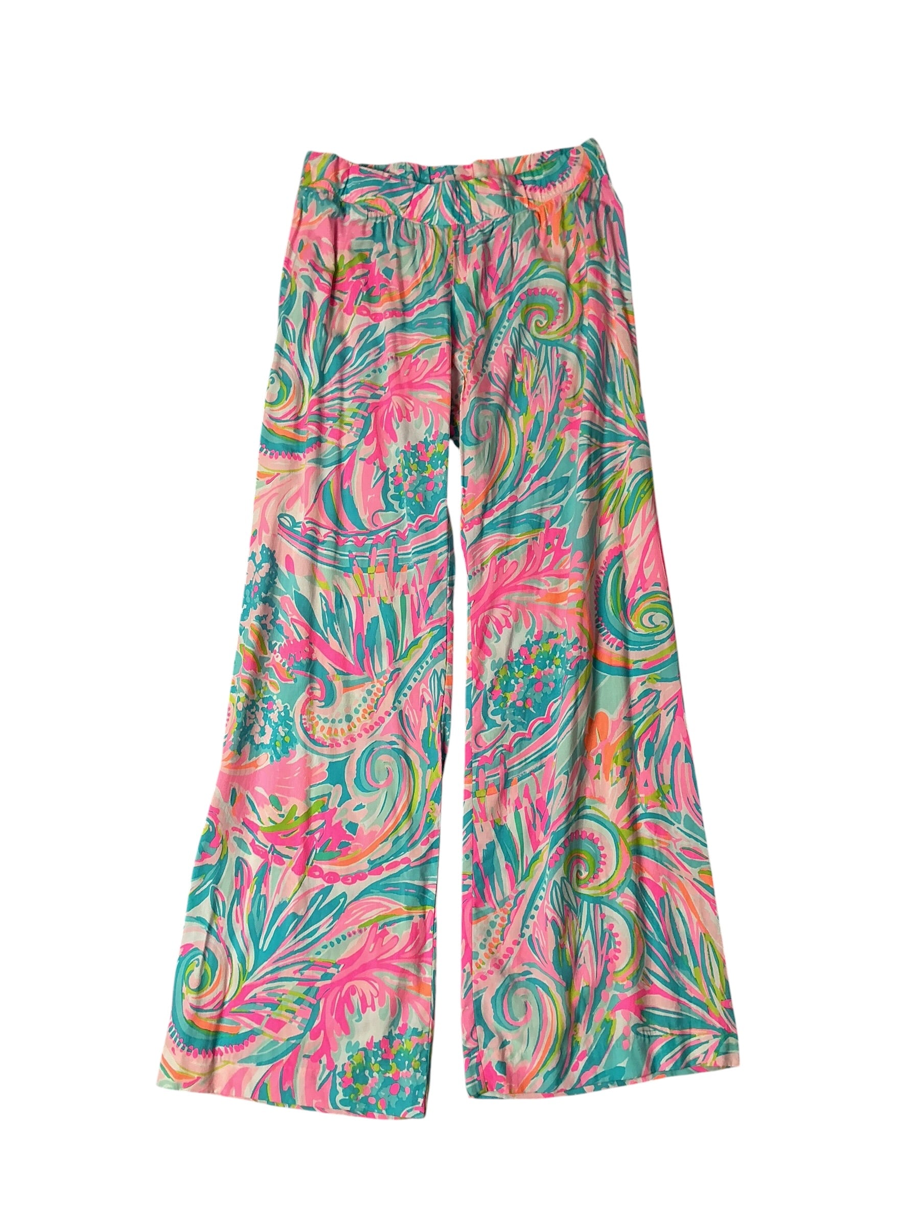 Lilly Pulitzer Bal Harbour Palazzo Pants Carnivale Coral - Size M