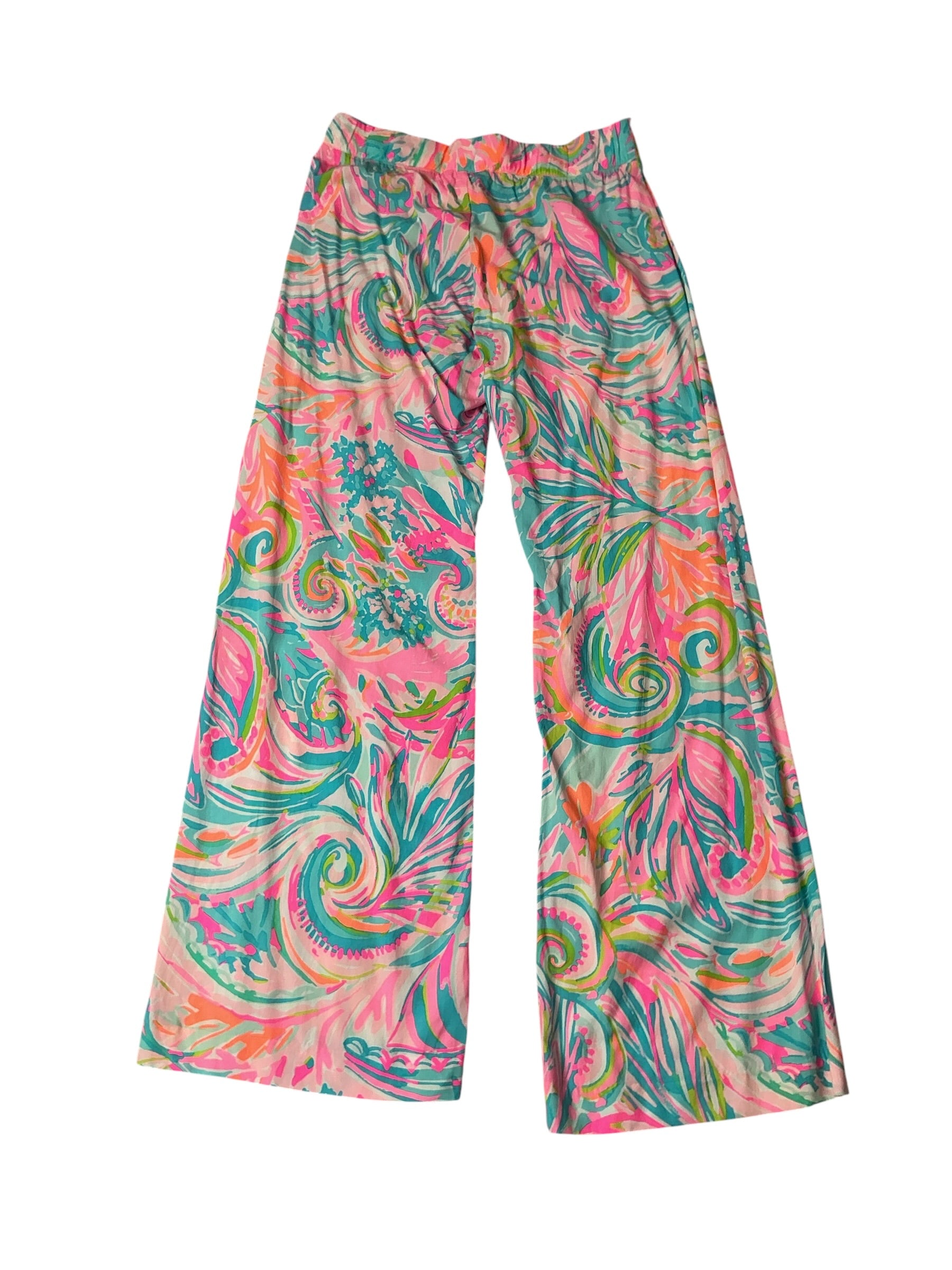 Lilly Pulitzer Bal Harbour Palazzo Pants Carnivale Coral - Size M