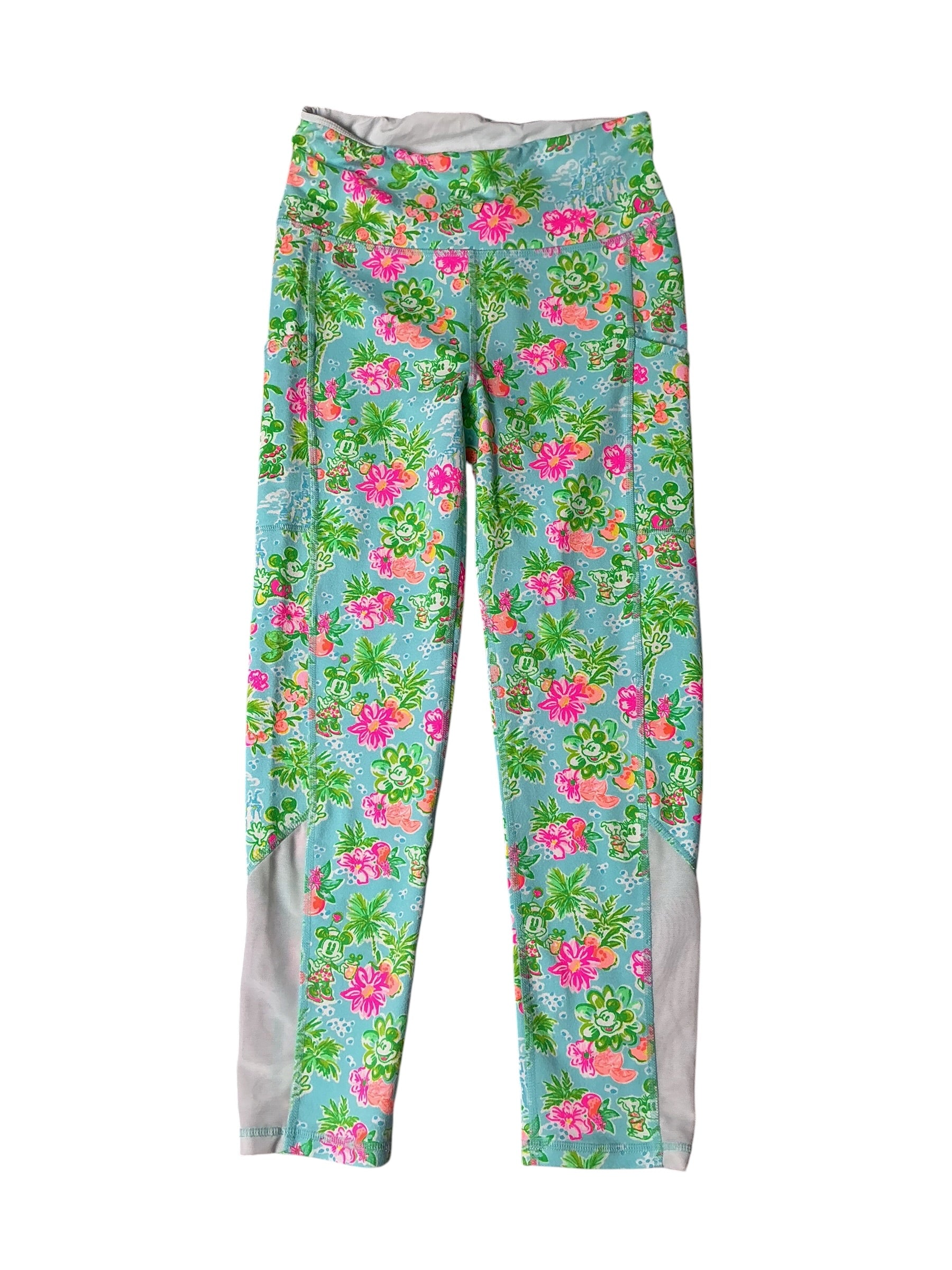 Lilly Pulitzer Weekender High Rise Legging Blue Ibiza Lilly Loves Disney - Size S