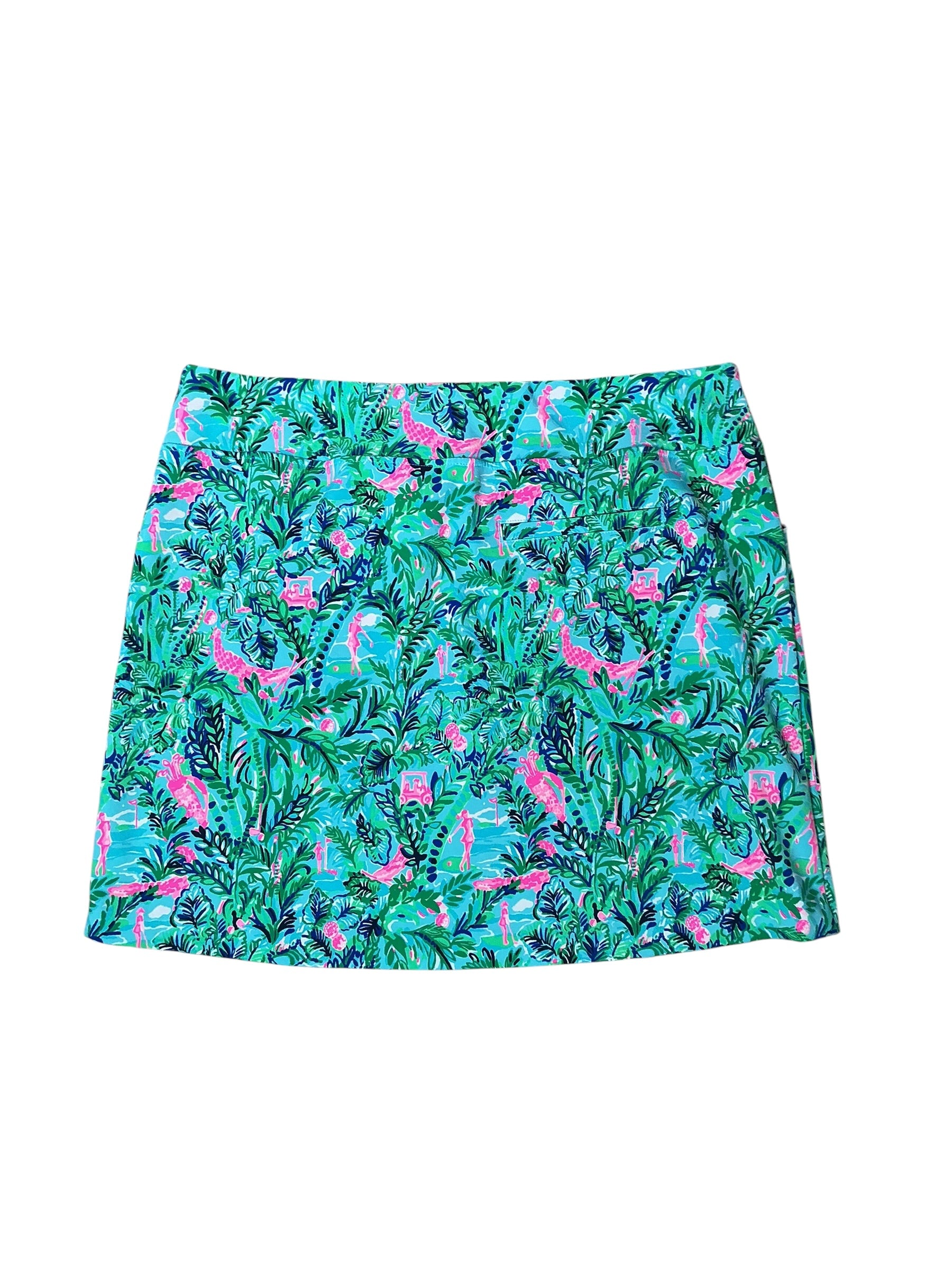 Lilly Pulitzer Monica Skort UPF 50+ Blue Horizon Par Fection Golf - Size 16
