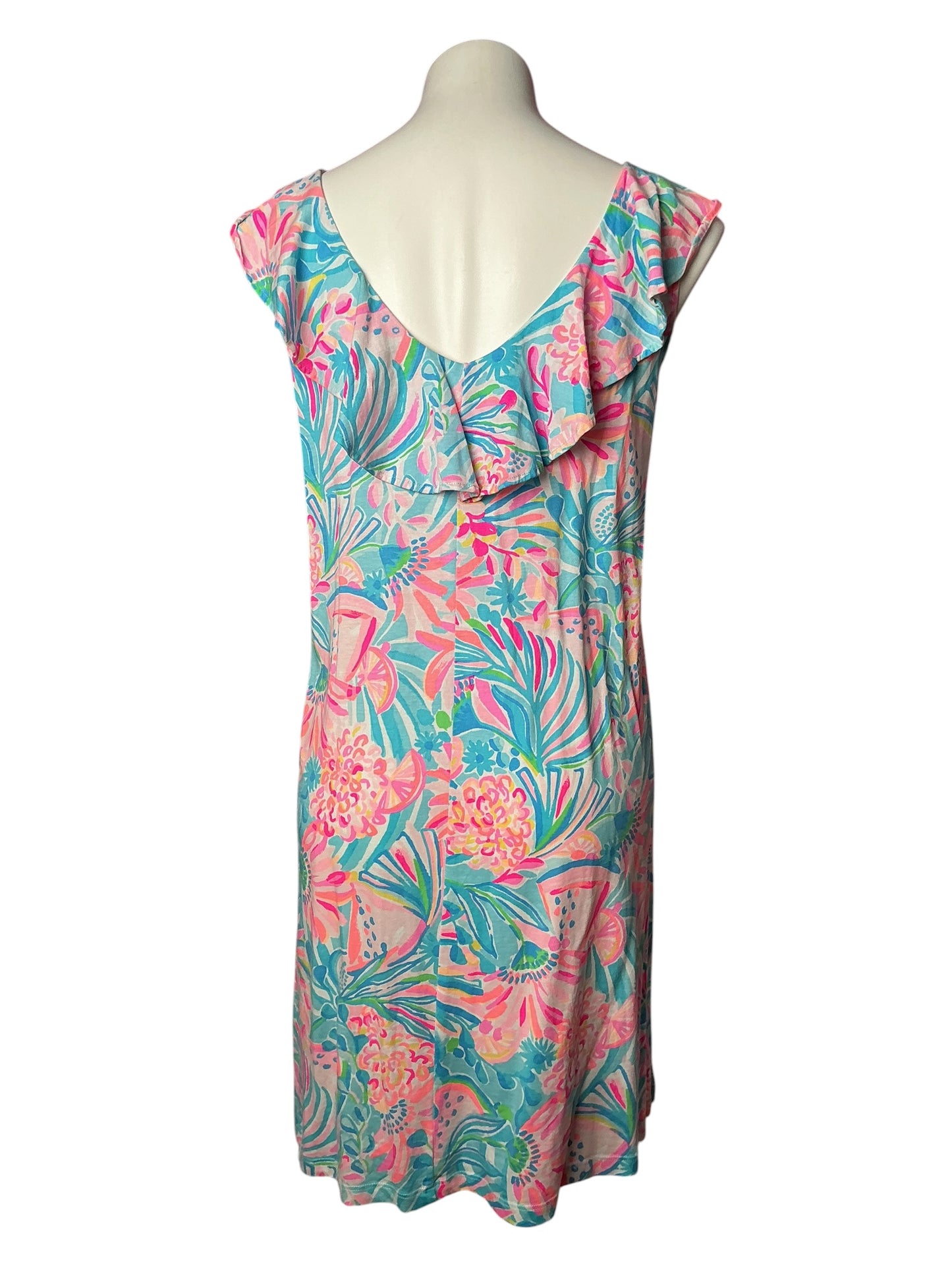 Lilly Pulitzer Alessa Swing Dress Tropical Punch - Size L