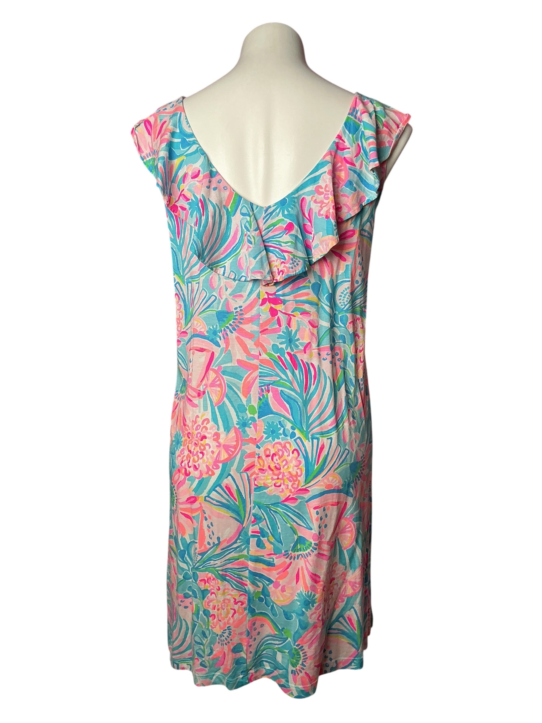 Lilly Pulitzer Alessa Swing Dress Tropical Punch - Size L