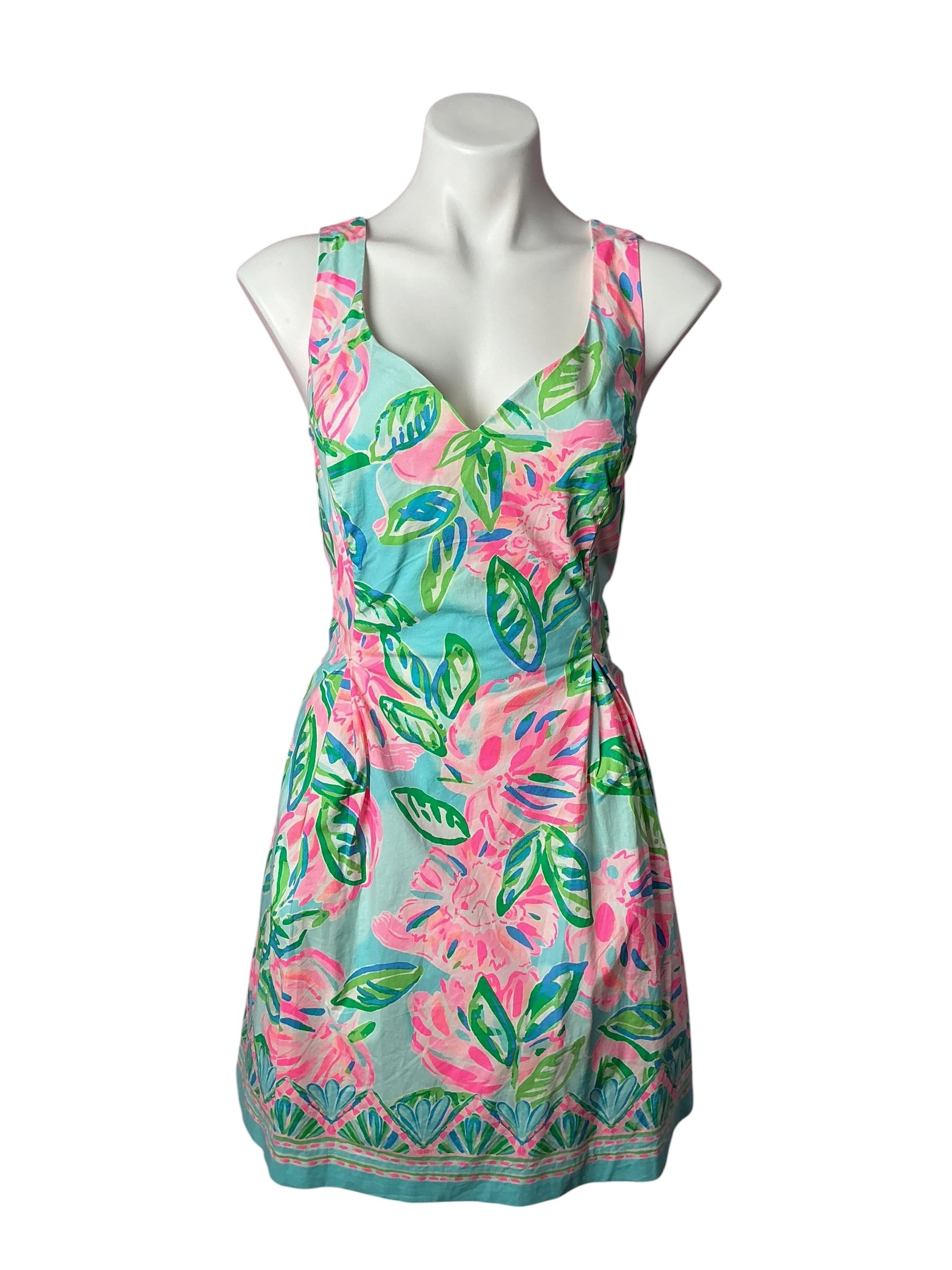 Lilly Pulitzer Linnet Stretch Dress Totally Blossom - Size 12