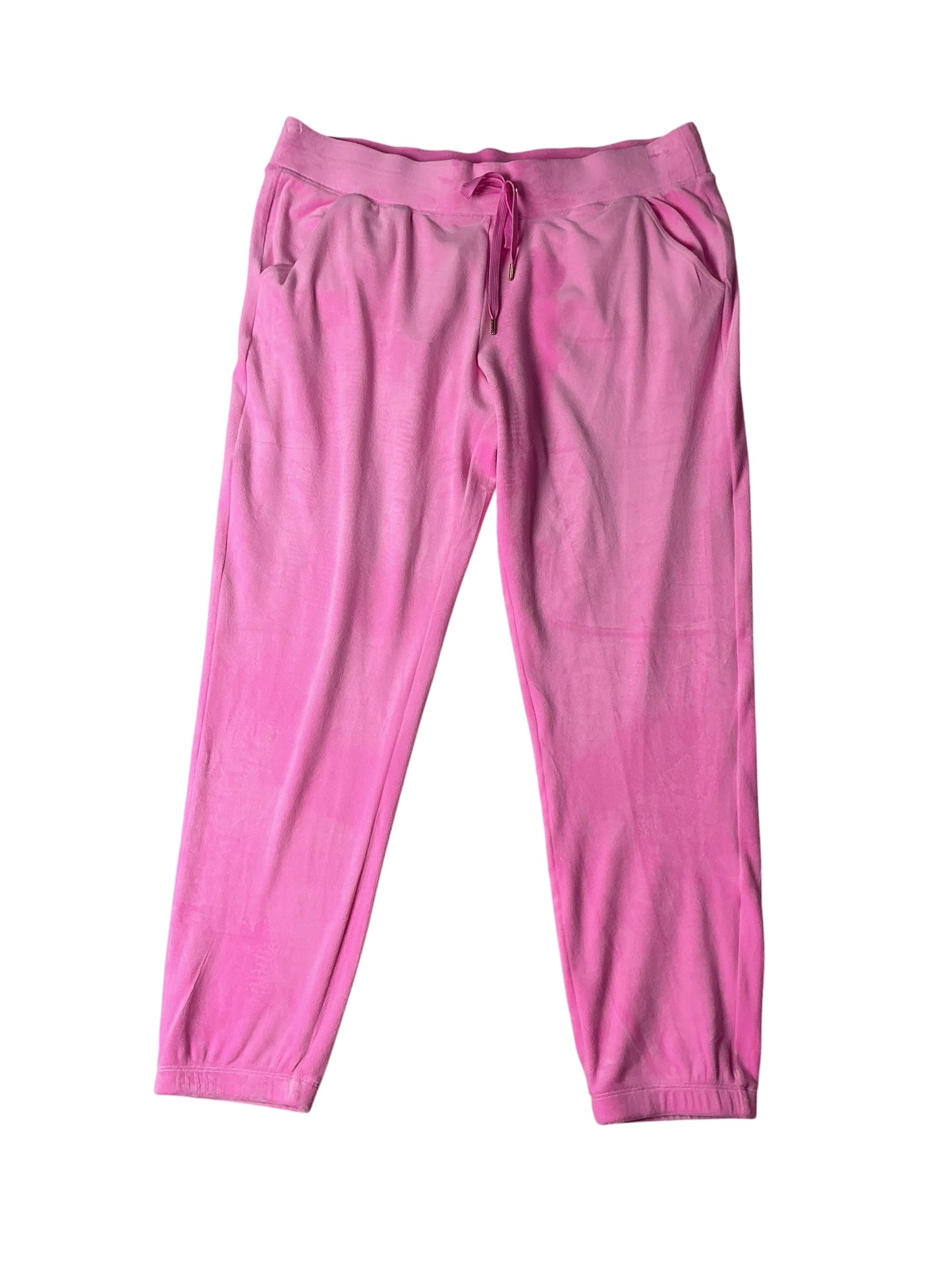Lilly Pulitzer NWT Mallie Velour Pant Lilac Rose - Size XL