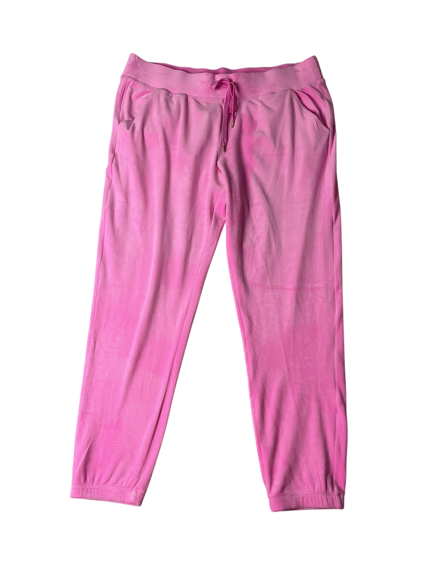 Lilly Pulitzer NWT Mallie Velour Pant Lilac Rose - Size XL
