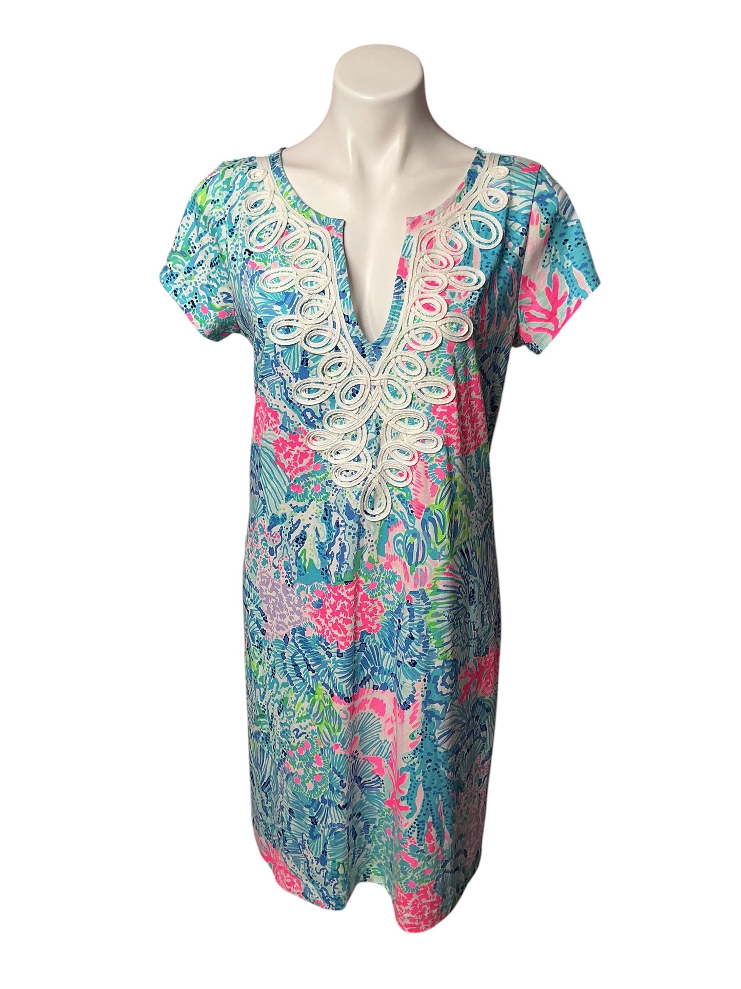 Lilly Pulitzer NWT Brewster Dress Multi Sink or Swim - Size L