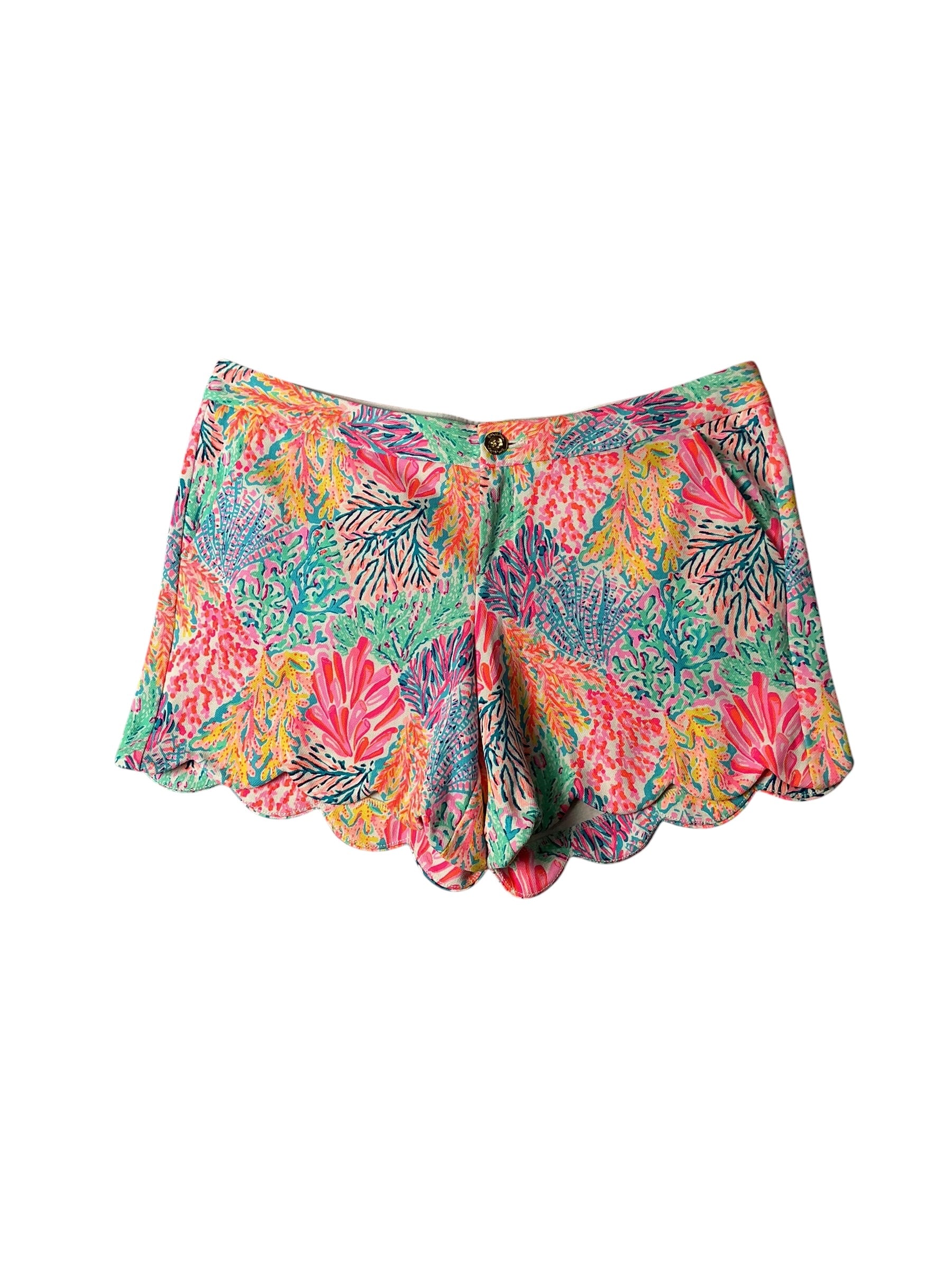 Lilly Pulitzer NWT Buttercup Knit Short Multi Splashdance - Size 14