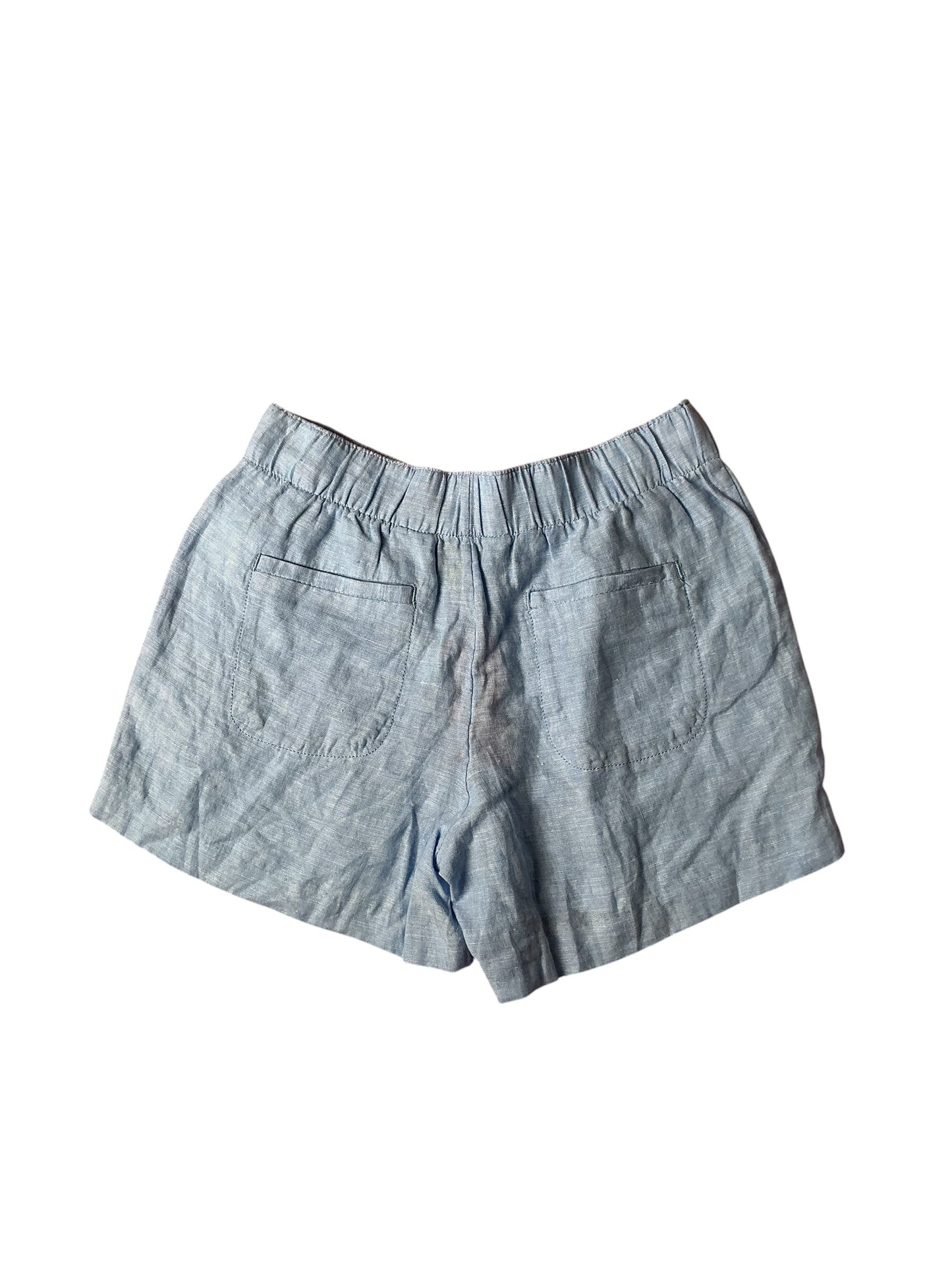 Lilly Pulitzer Lilo Linen Shorts Beckon Blue x Resort White - Size XS
