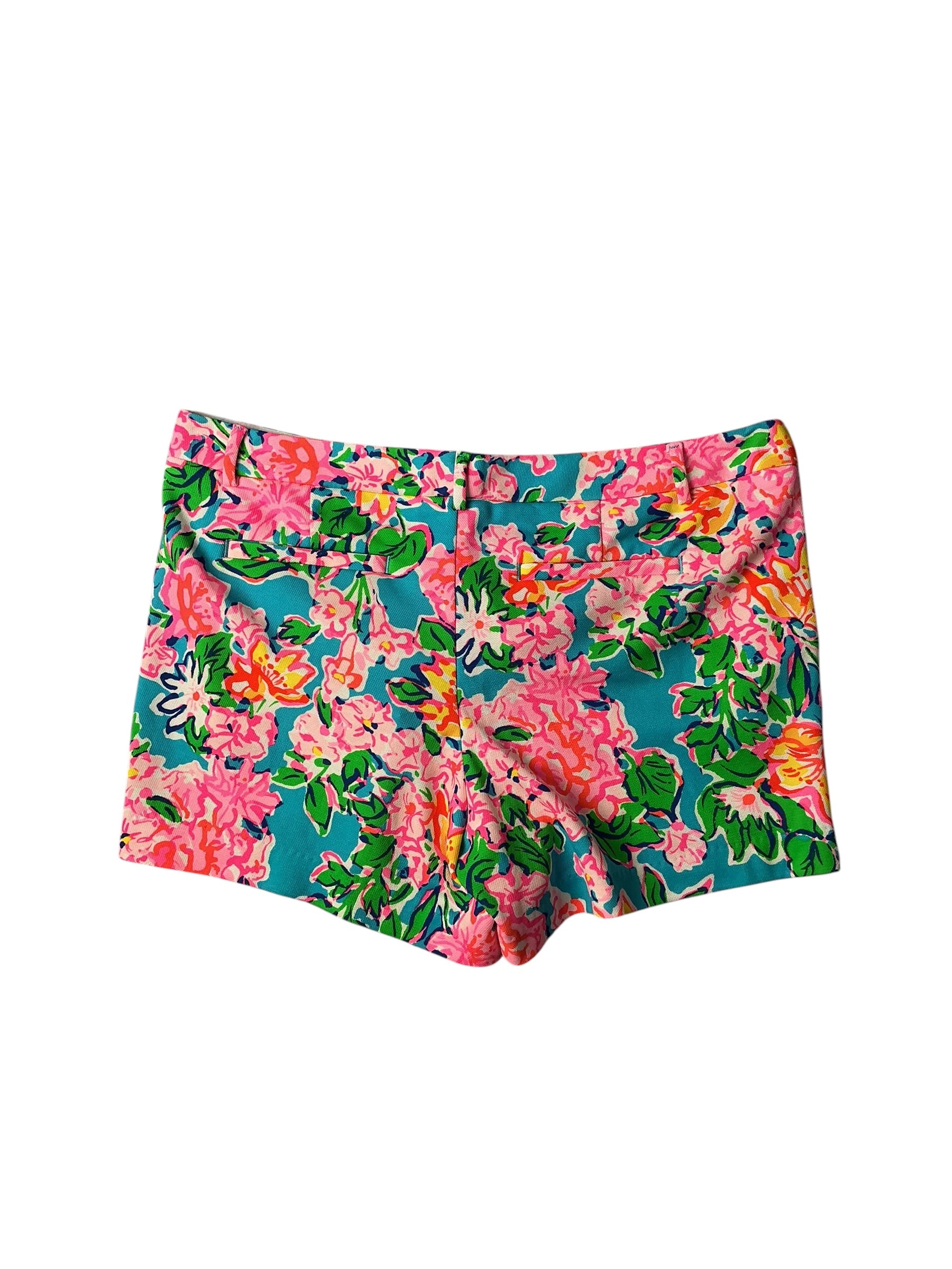 Lilly Pulitzer NWT Callahan Knit Short Multi Rose To Occasion - Size 14