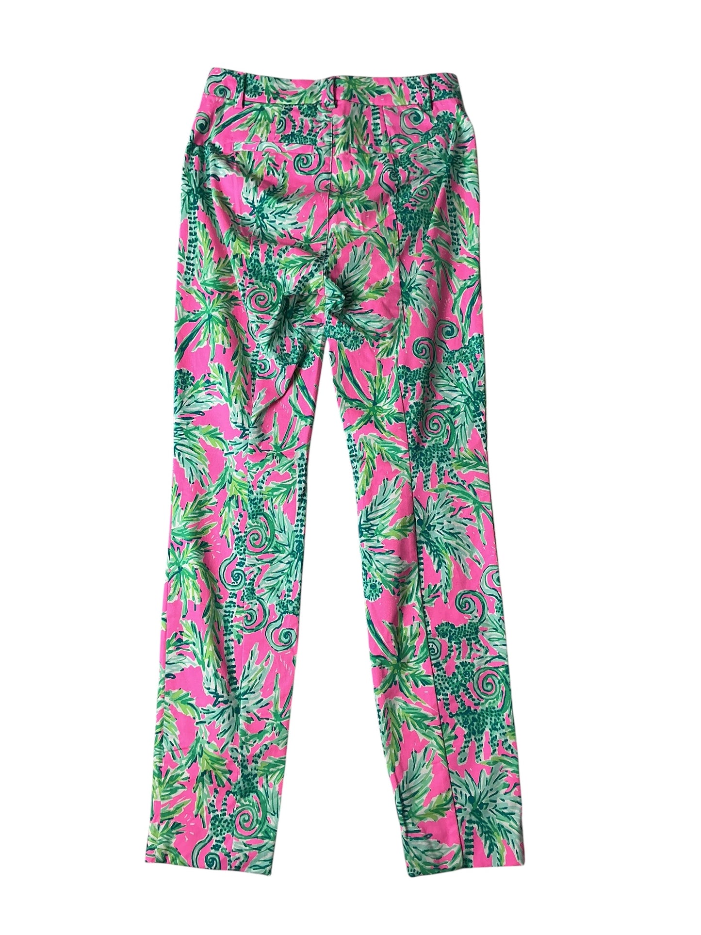 Lilly Pulitzer Pants Hangin Around Prosecco Pink - Size 00