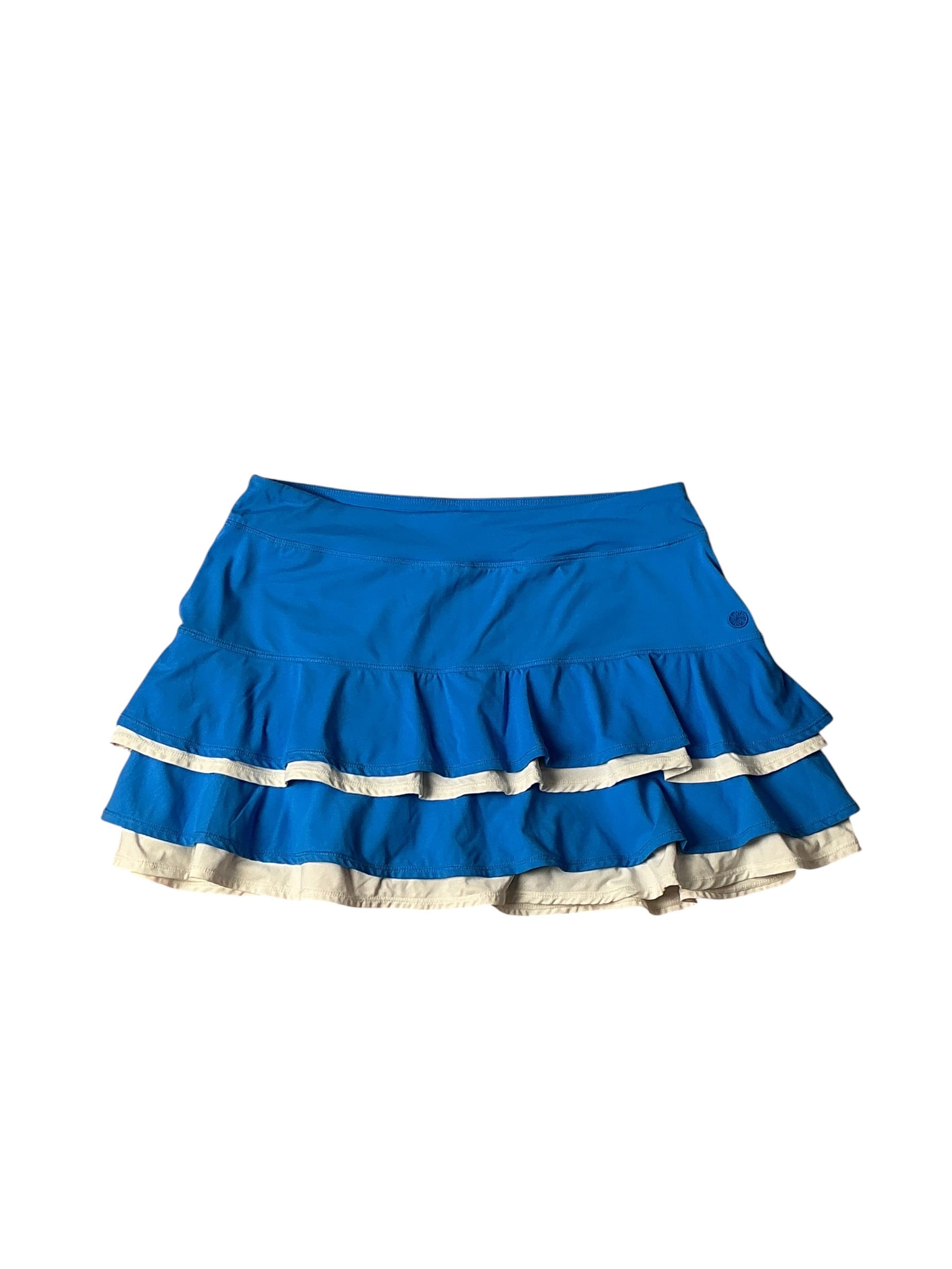Lilly Pulitzer Luxletic Peachy Skort Blue Grotto - Size M