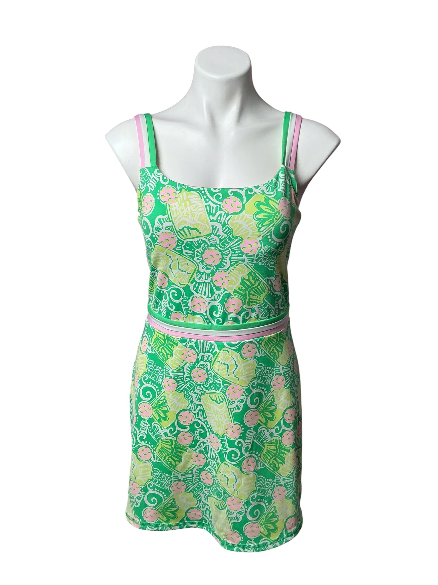 Lilly Pulitzer Deidra Dress Spearmint in a Pickle - Size S