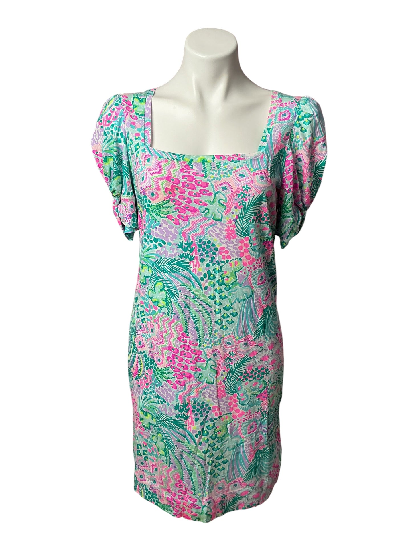 Lilly Pulitzer Haydn Short Sleeve T-Shirt Dress Multi Banana - Size M