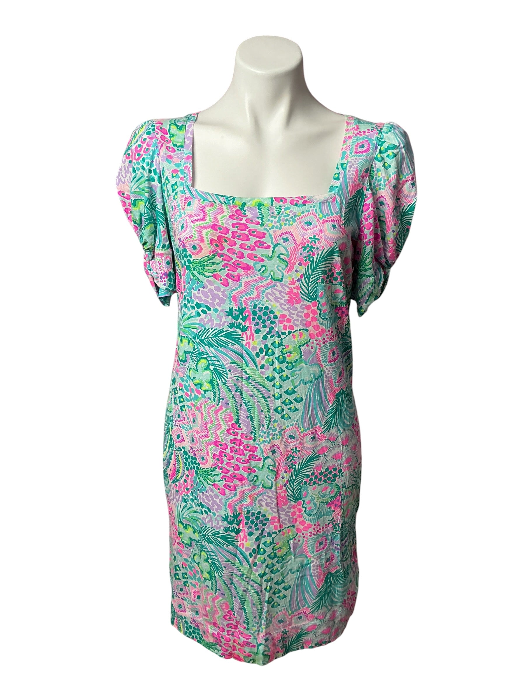 Lilly Pulitzer Haydn Short Sleeve T-Shirt Dress Multi Banana - Size M