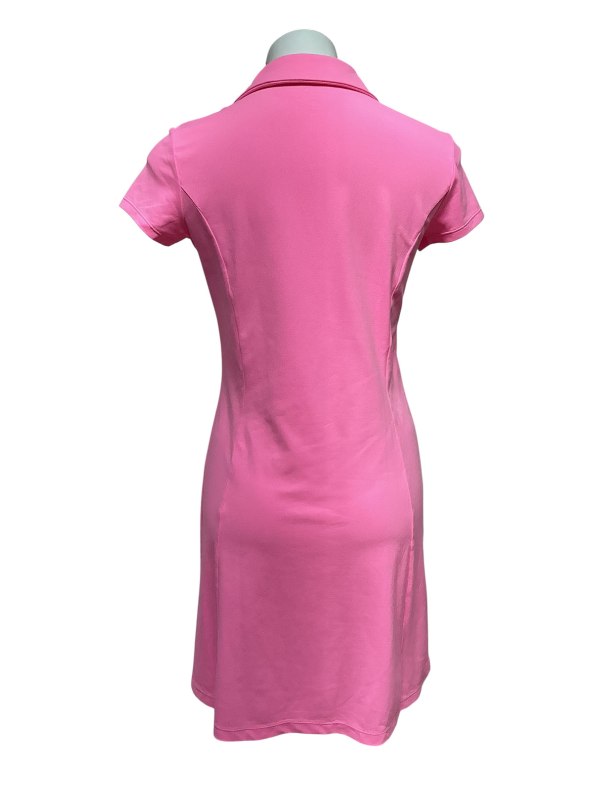 Lilly Pulitzer Frida Scallop Polo UPF 50+  Dress Rousseau Pink - Size S