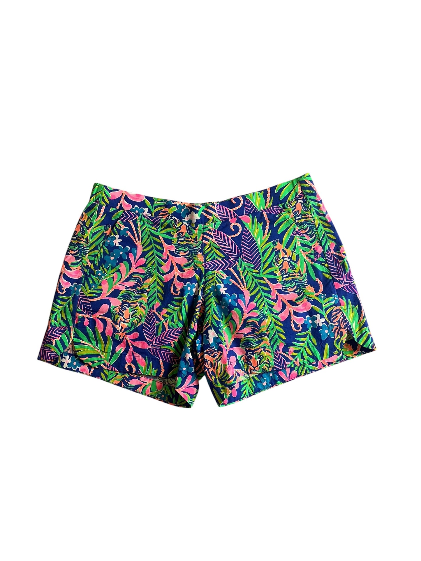 Lilly Pulitzer Borealis Blue How You Like Me Prowl Ocean Shorts - Size XS