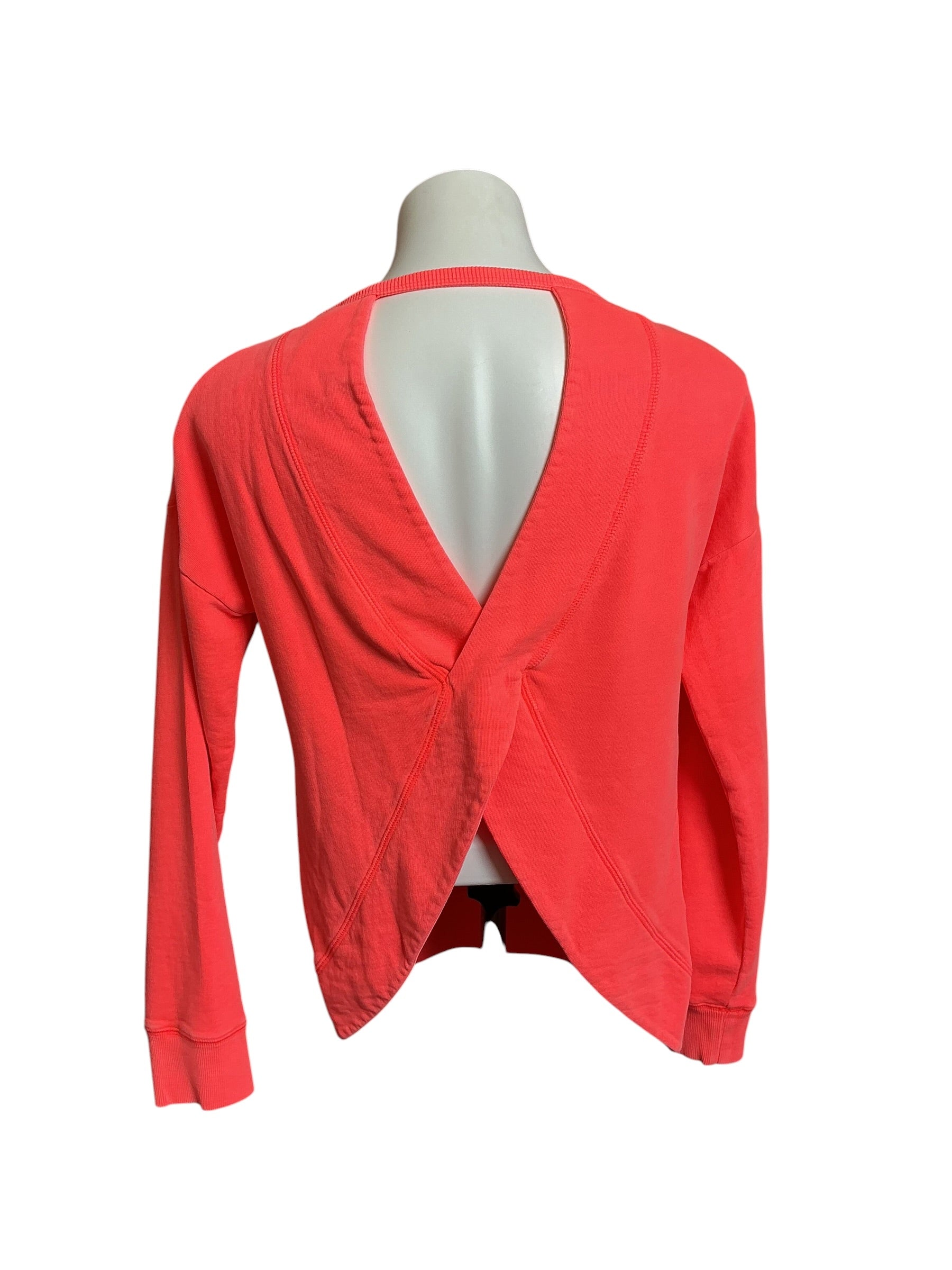 Lilly Pulitzer Luxletic Biscaya Cross-Back Pullover Cayenne Coral - Size S