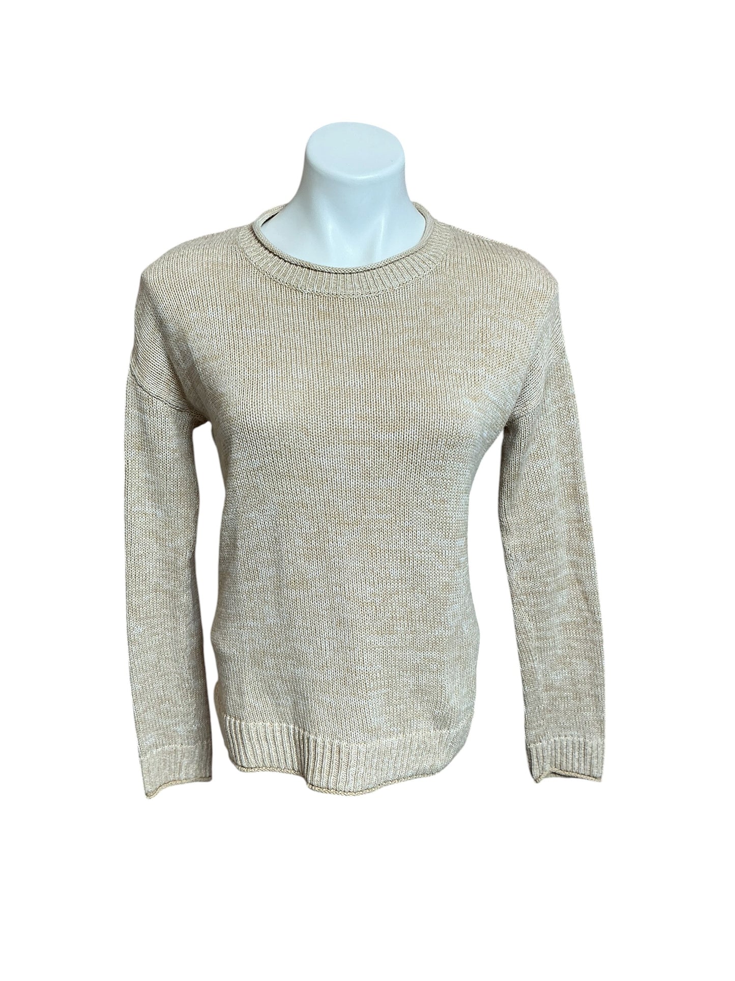 Lilly Pulitzer Bayport Knit Pullover Sand Bar Marl - Size XS
