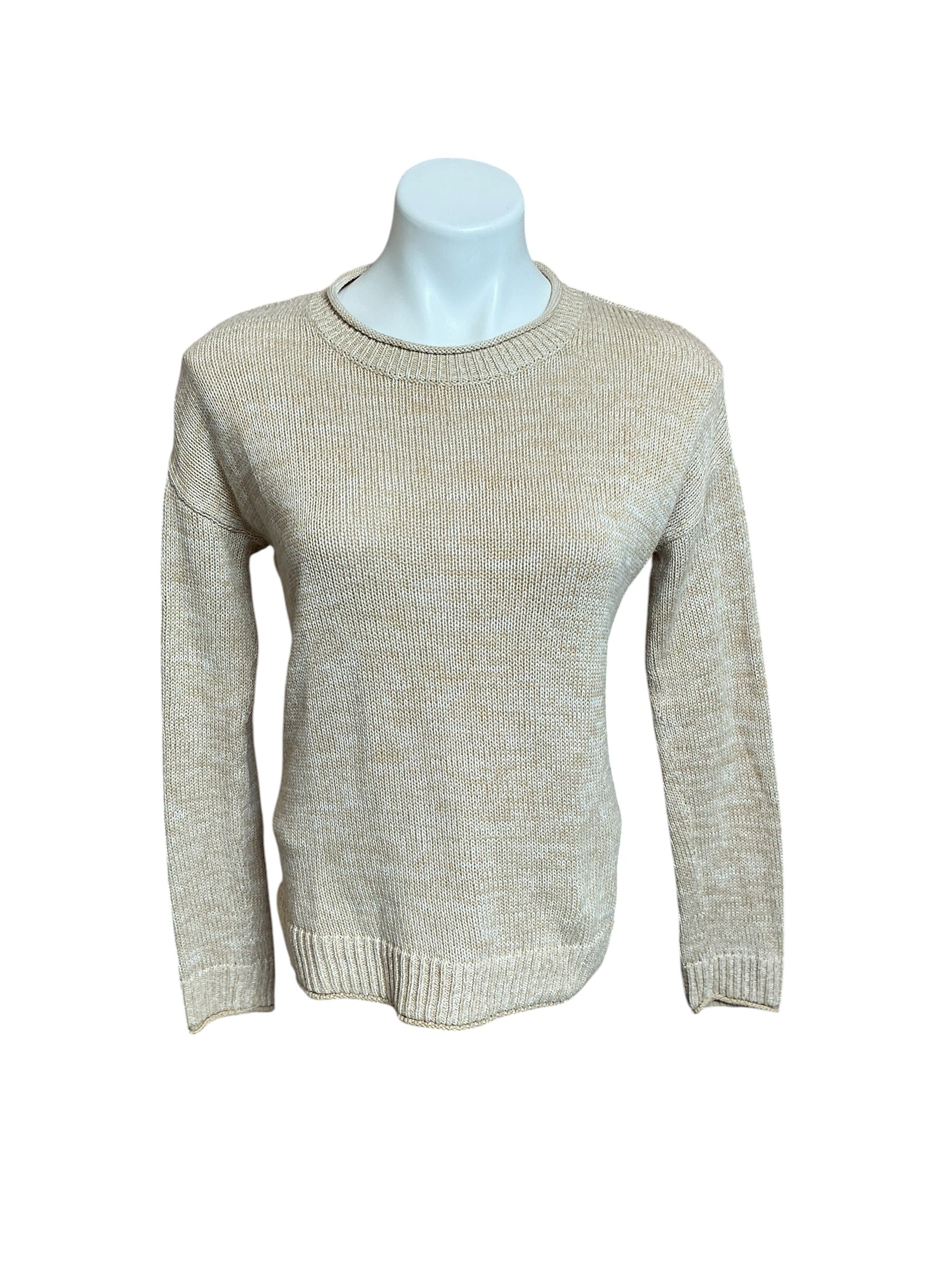 Lilly Pulitzer Bayport Knit Pullover Sand Bar Marl - Size XS