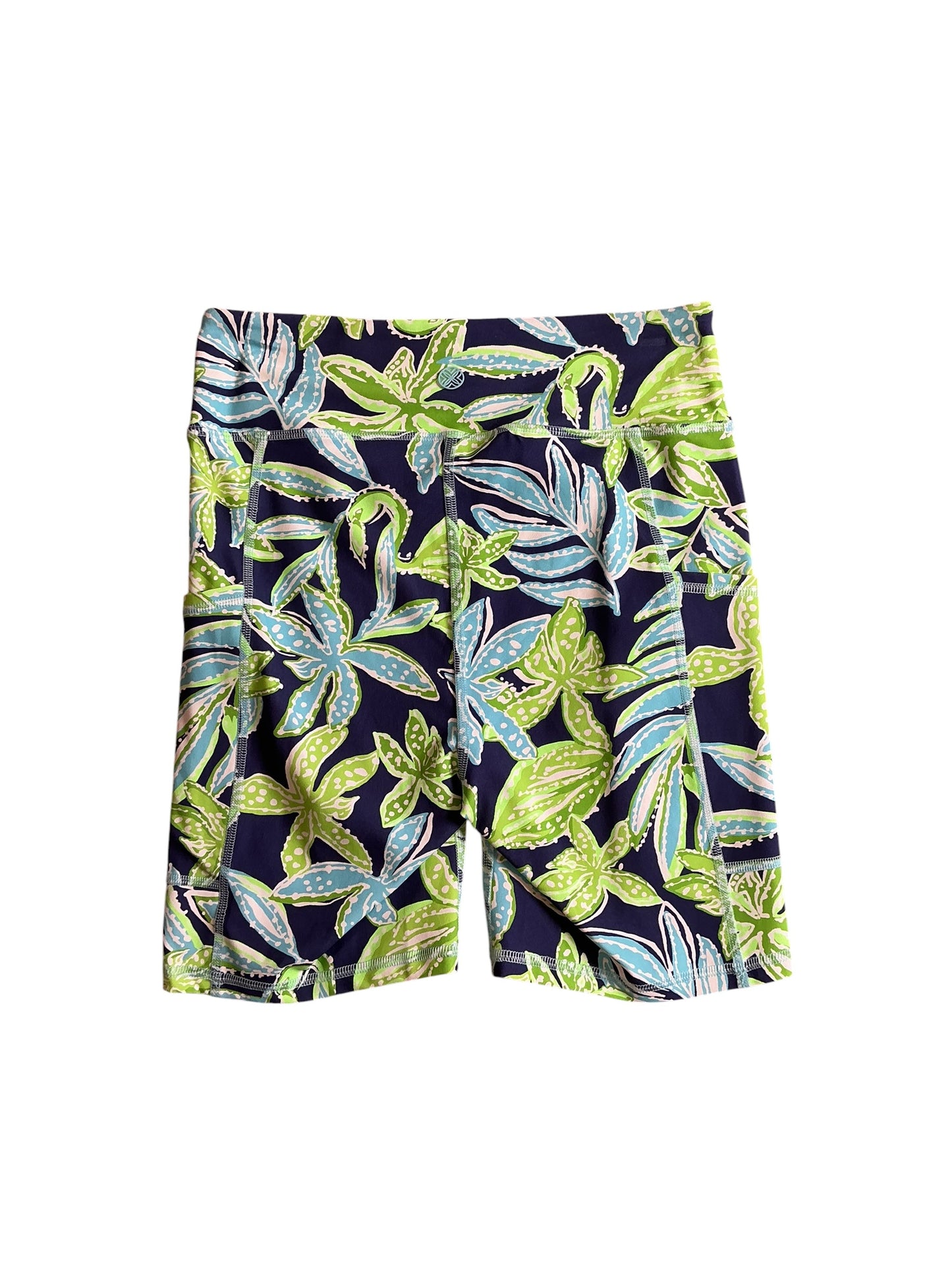 Lilly Pulitzer NWT Weekender High Rise Shorts Sapphire Pool Tropical Tango - Size S