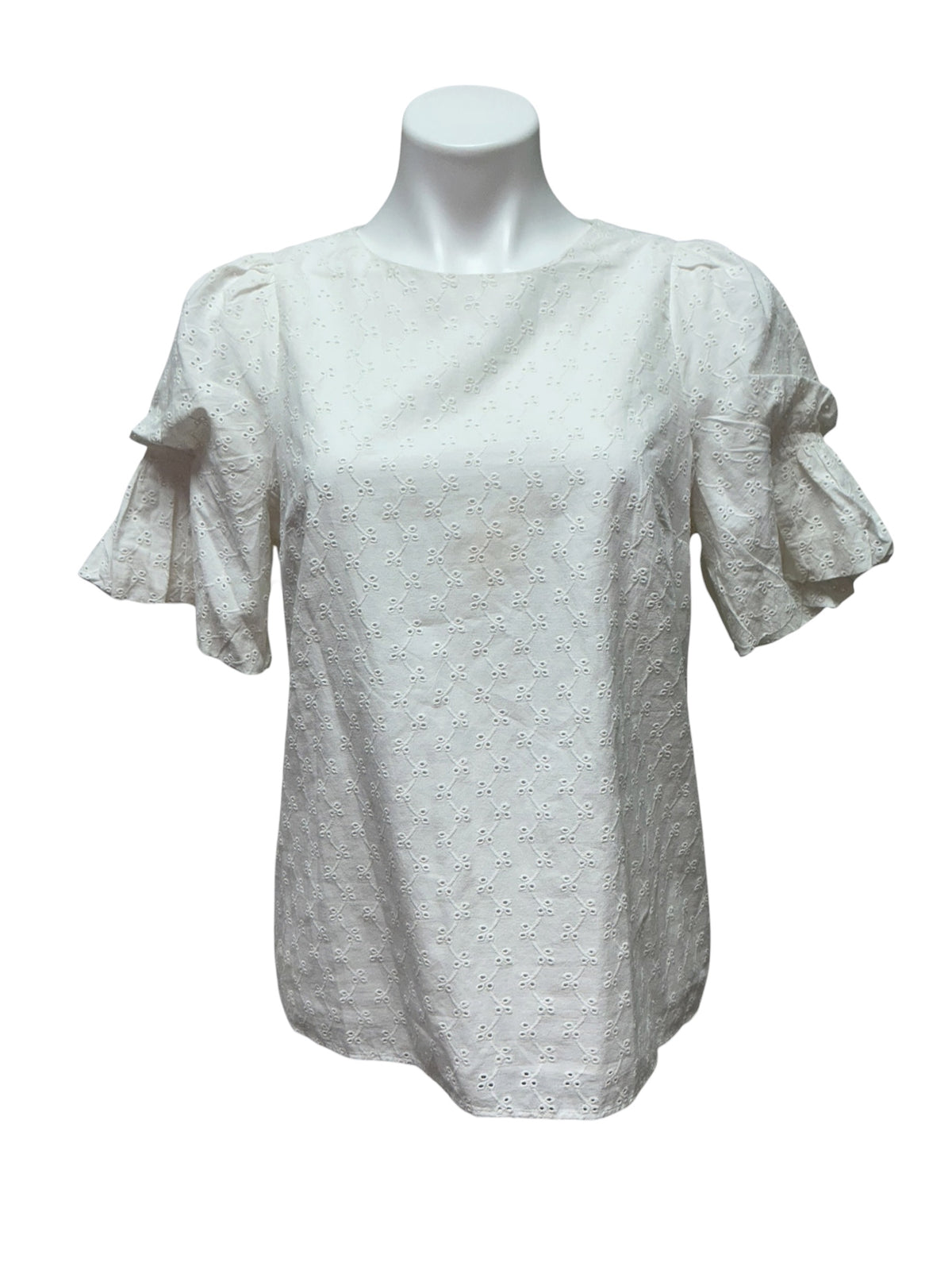 Lilly Pulitzer Lailah Eyelet Top Resort White - Size M