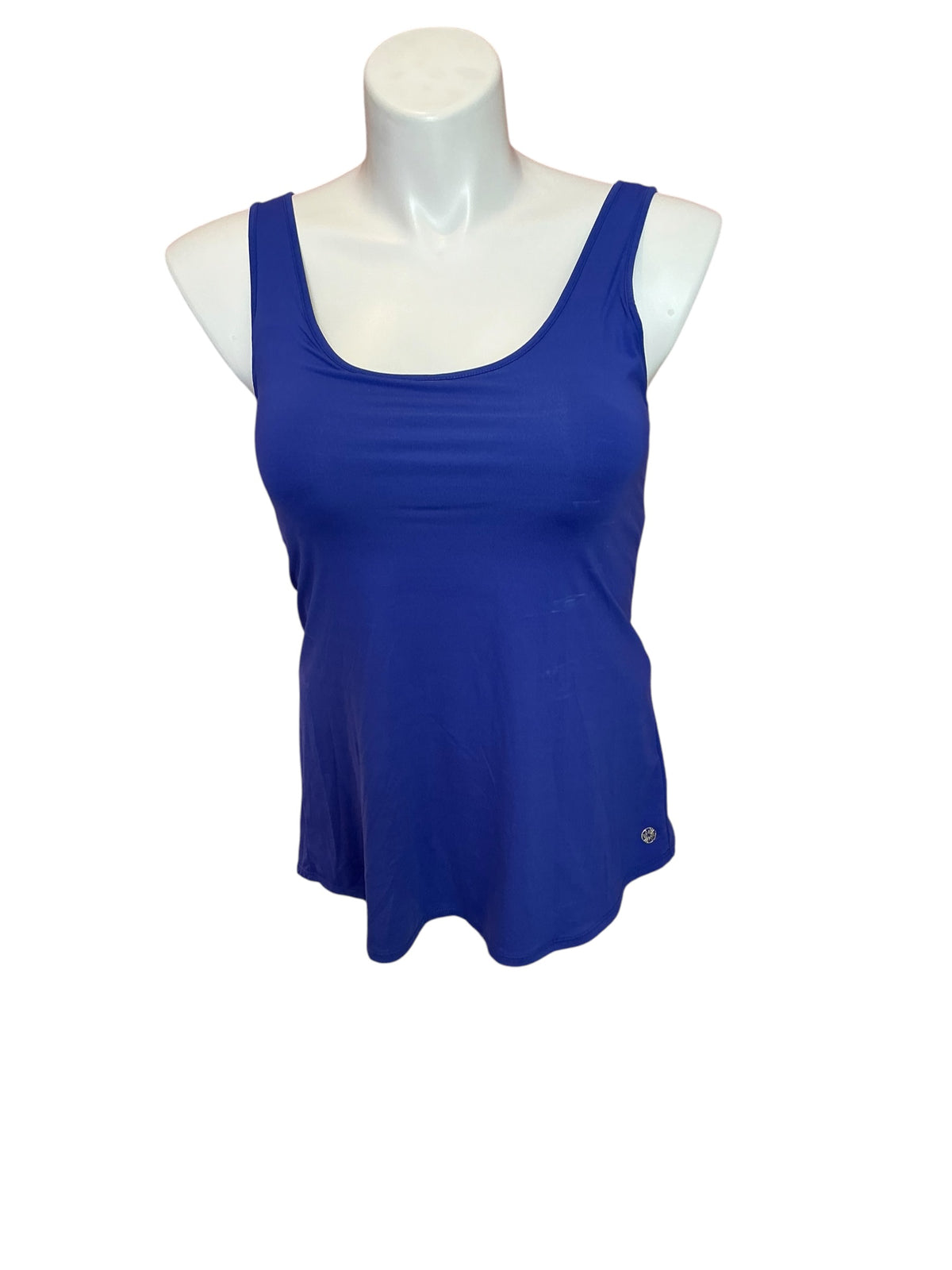 Lilly Pulitzer UPF 50+ Luxletic Sunray Bra Tank Bermuda Blue  - Size Medium