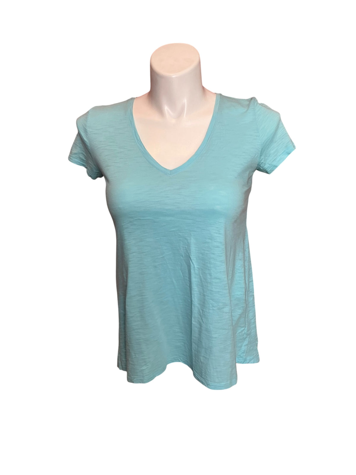 Lilly Pulitzer Etta V Neck Top Surf Blue - Size S