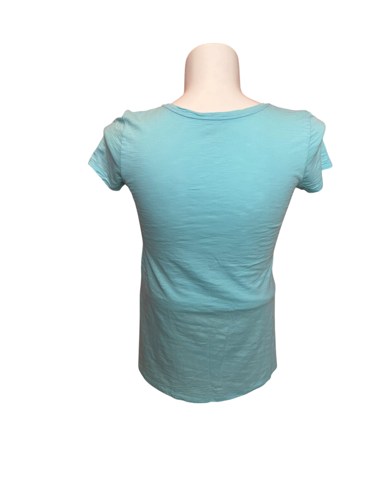 Lilly Pulitzer Etta V Neck Top Surf Blue - Size S